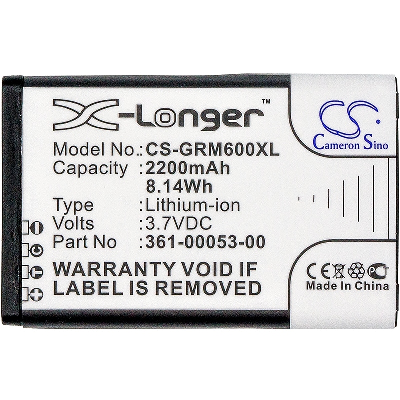 Batteri til Navigator, GPS for Garmin Montana 600, Montana 600T, Montana 650 osv.