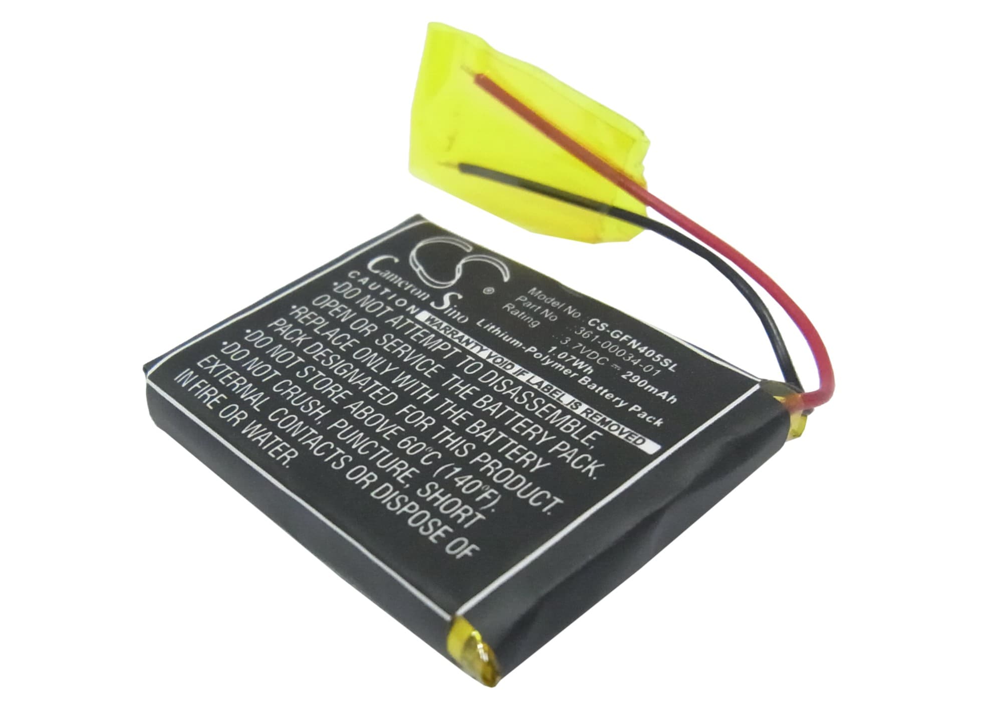 Batteri til navigator, GPS for Garmin Foretrex 405, Foretrex 405cx, Foretrex 401