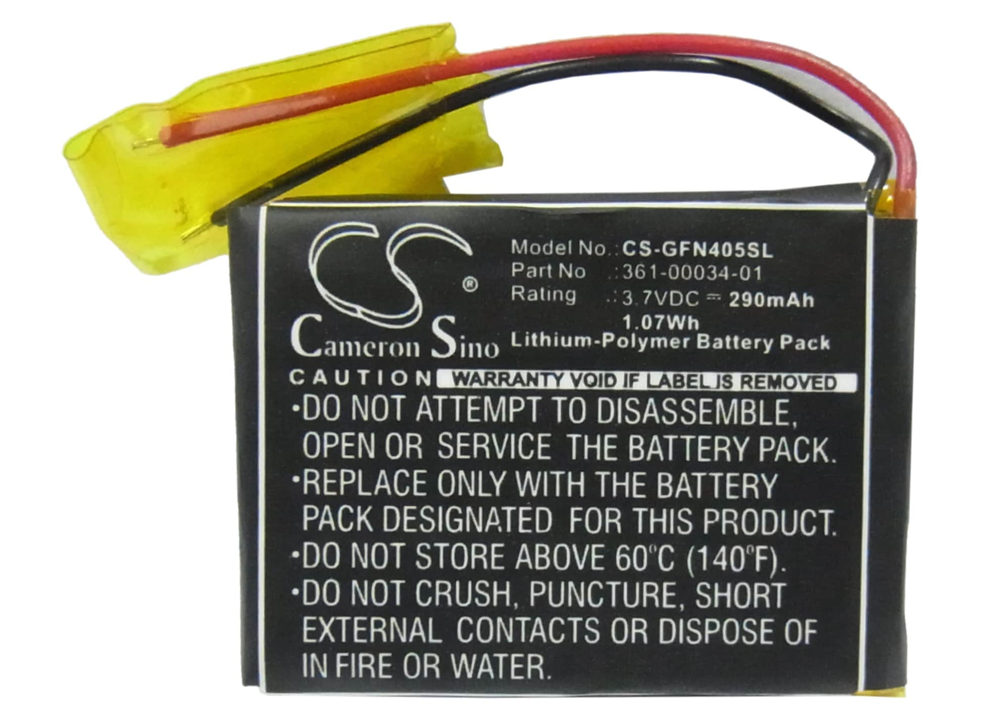 Batteri til navigator, GPS for Garmin Foretrex 405, Foretrex 405cx, Foretrex 401