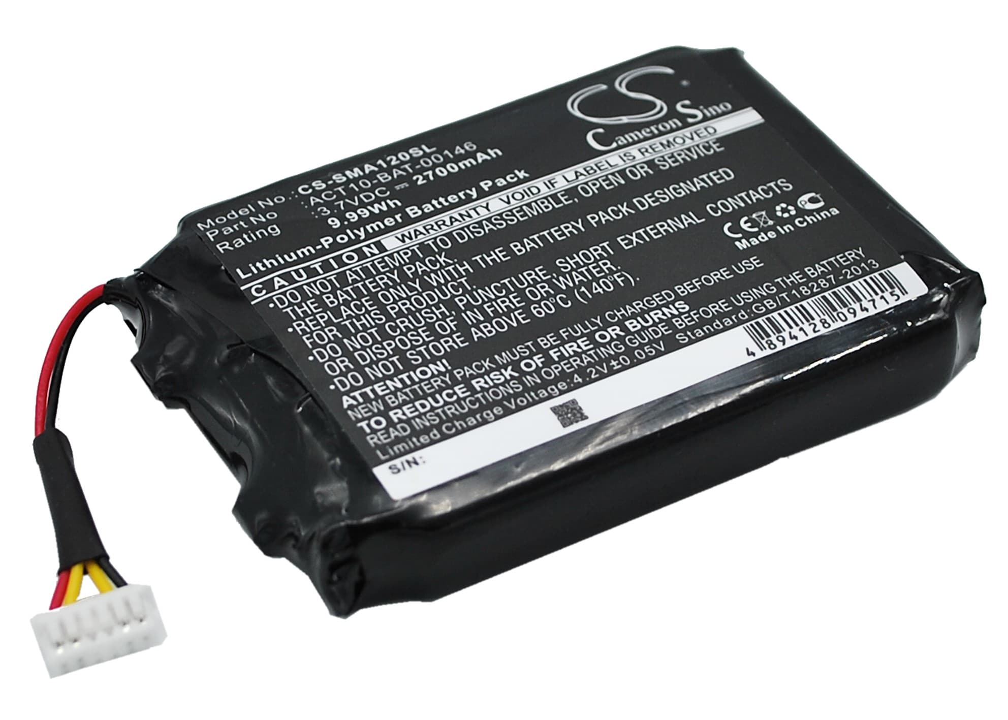 Batteri for Navigator, GPS for Satmap Active 10, Active 12