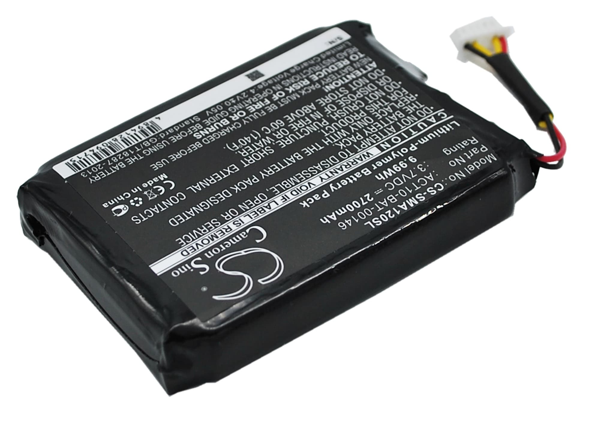 Batteri for Navigator, GPS for Satmap Active 10, Active 12