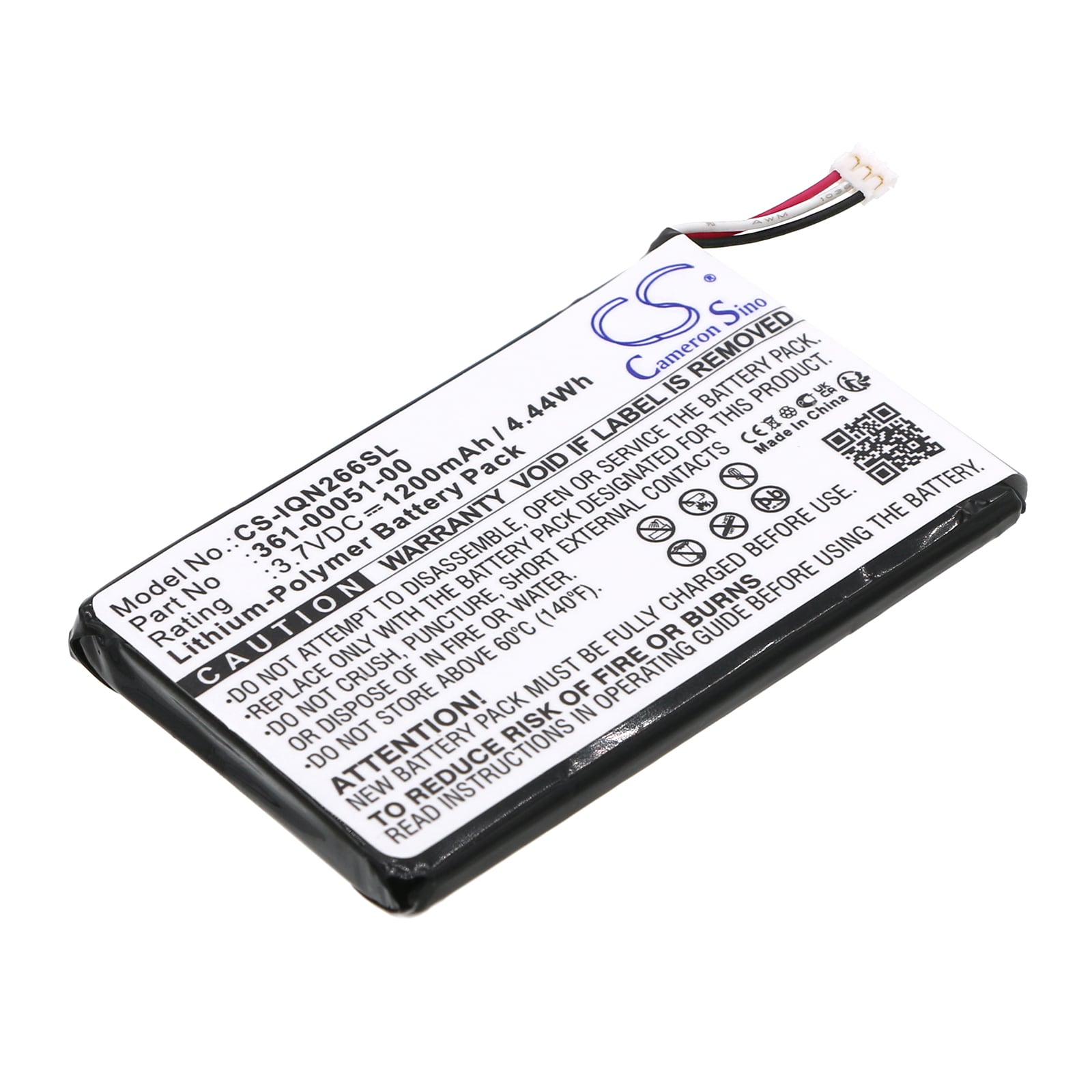Batteri til Navigator, GPS for Garmin Nuvi 2660LMT, Nuvi 2669LMT, Nuvi 2460LMT og andre.