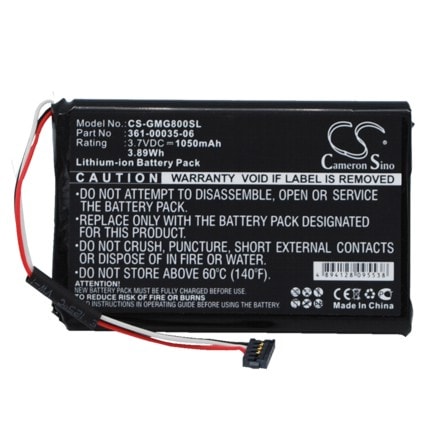 Batteri for navigator, GPS for Garmin Approach G8