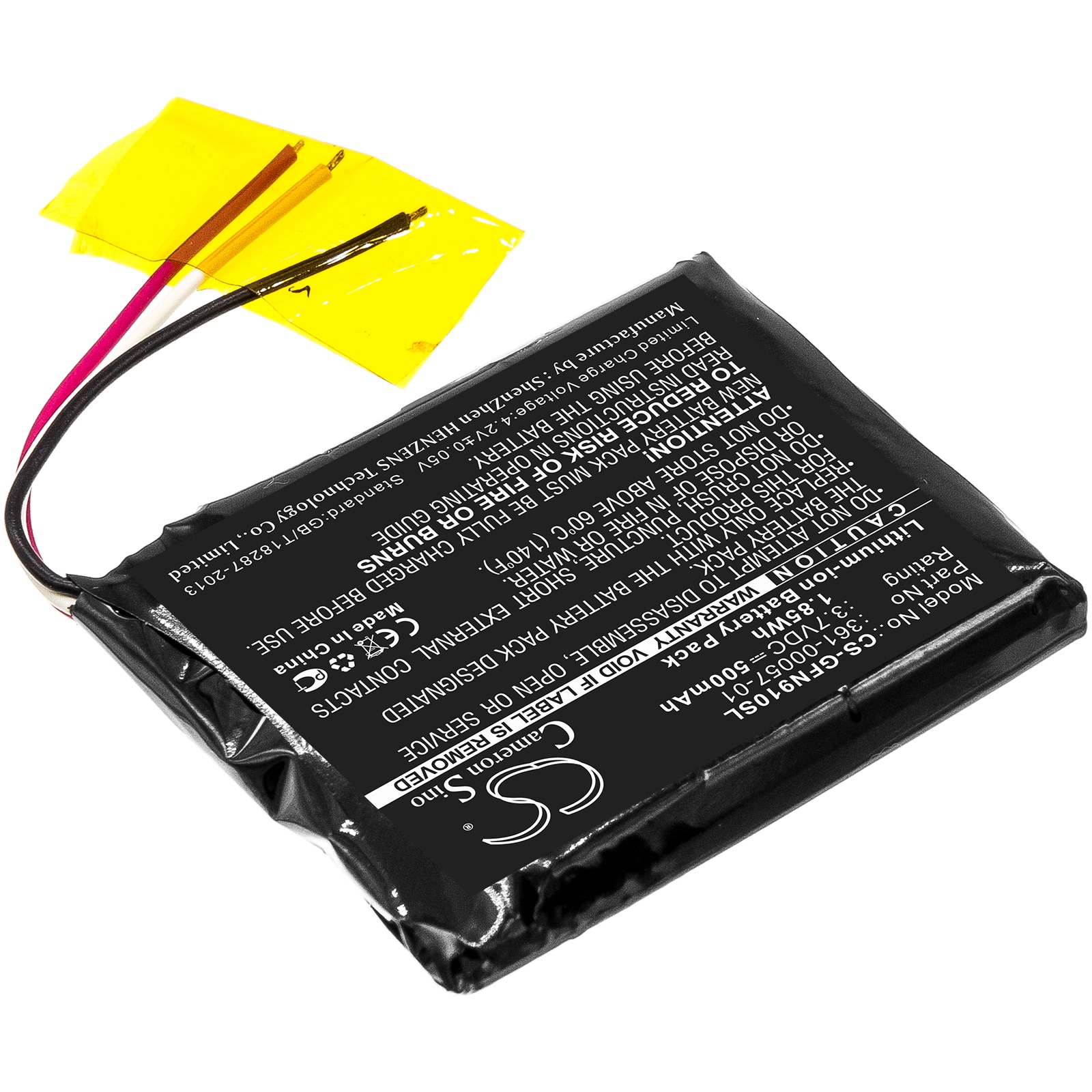 Batteri til Navigator, GPS for Garmin forerunner 910XT