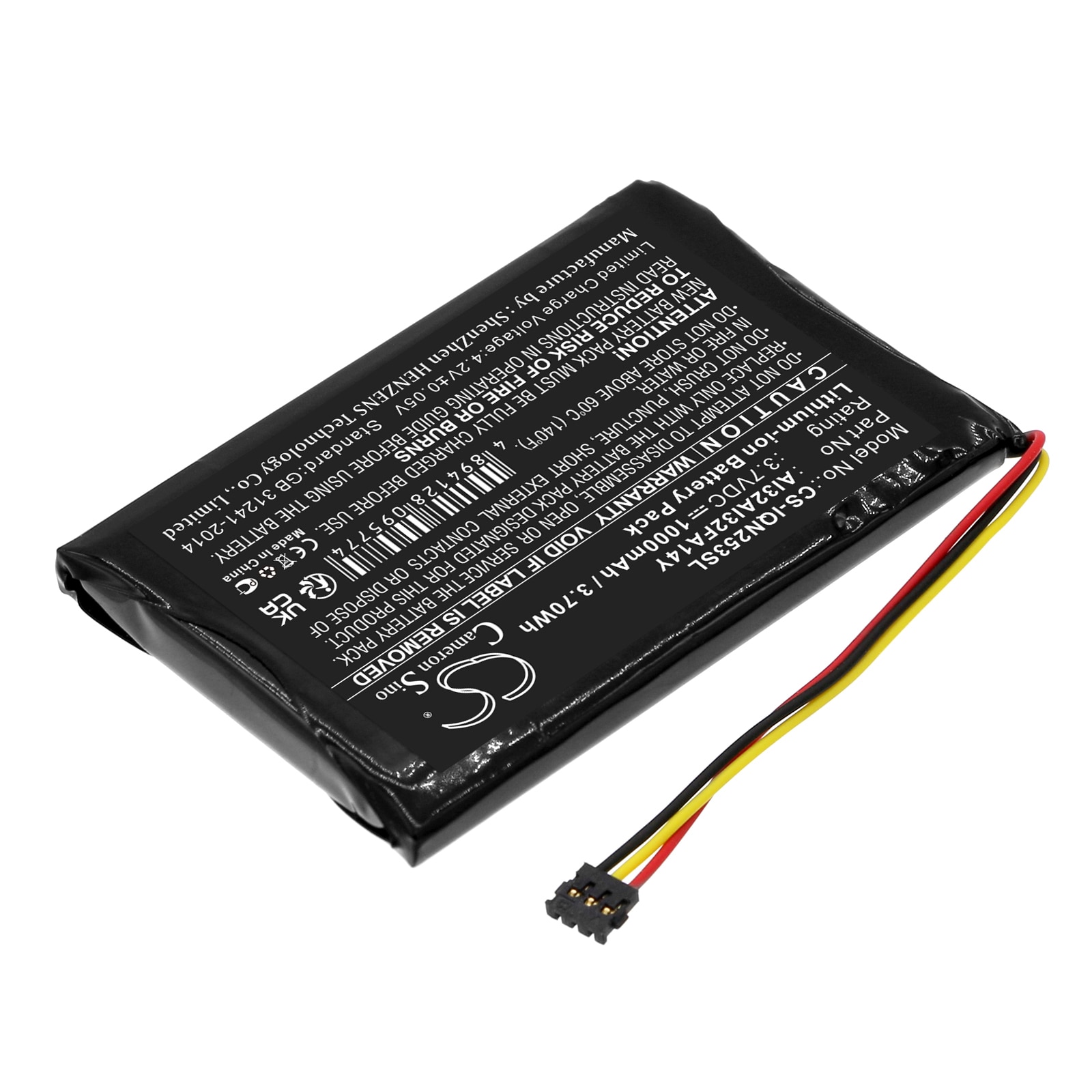 Batteri til Navigator, GPS for Garmin Nuvi 2539LM, Nuvi 2539LMT, Nuvi 2559LM og andre.
