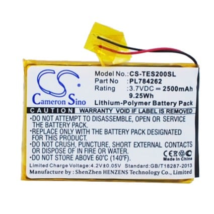 Batteri for Navigator, GPS for TEASI One 2