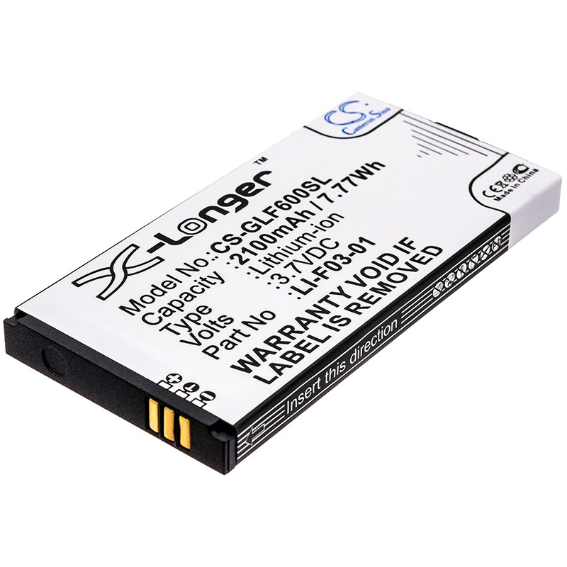 Batteri for Navigator, GPS for Golf Buddy PT4, Platinum 4, DSC-GB600 osv.