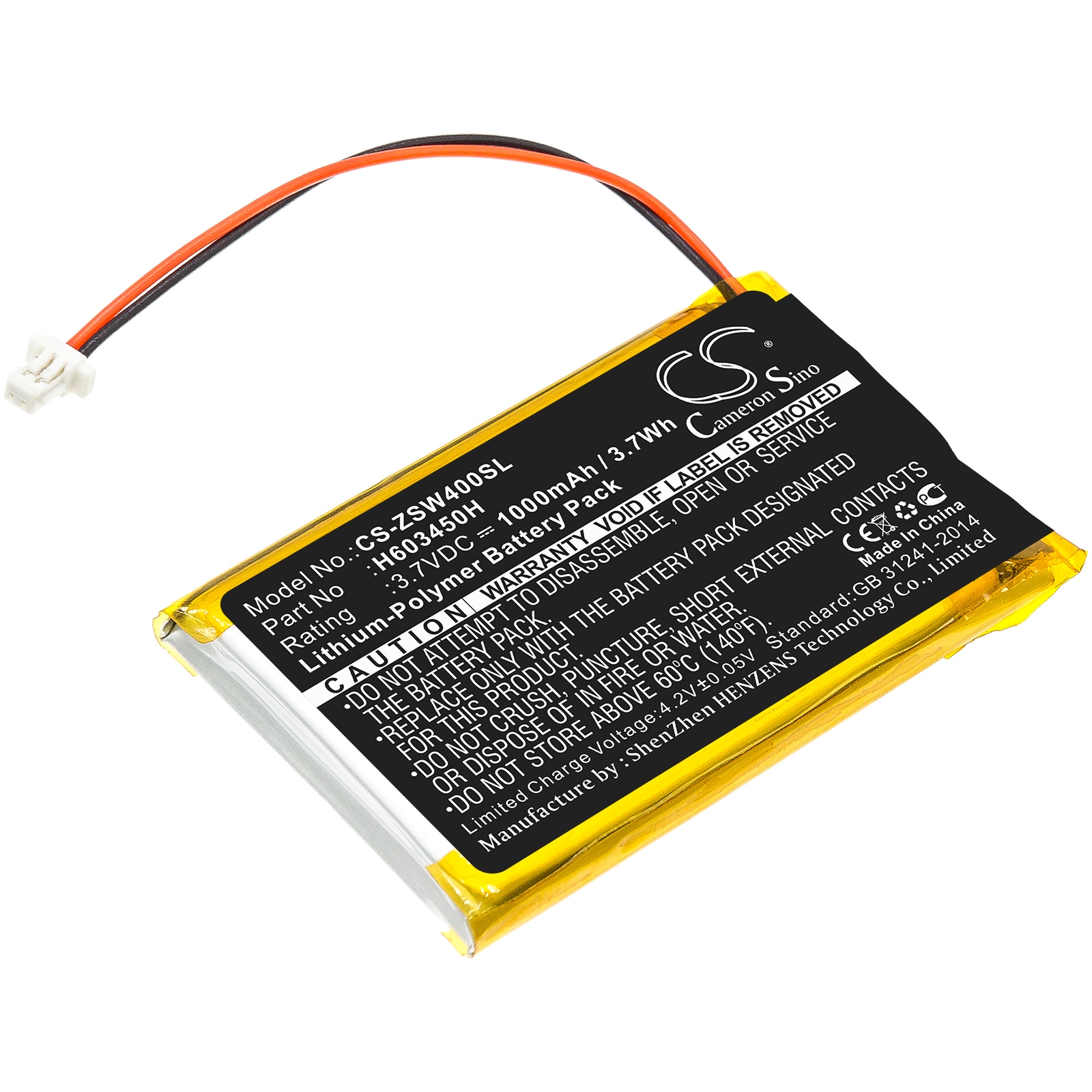 Batteri for Navigator, GPS for IZZO Swami 4000, Swami 4000 GOLF GPSA43094