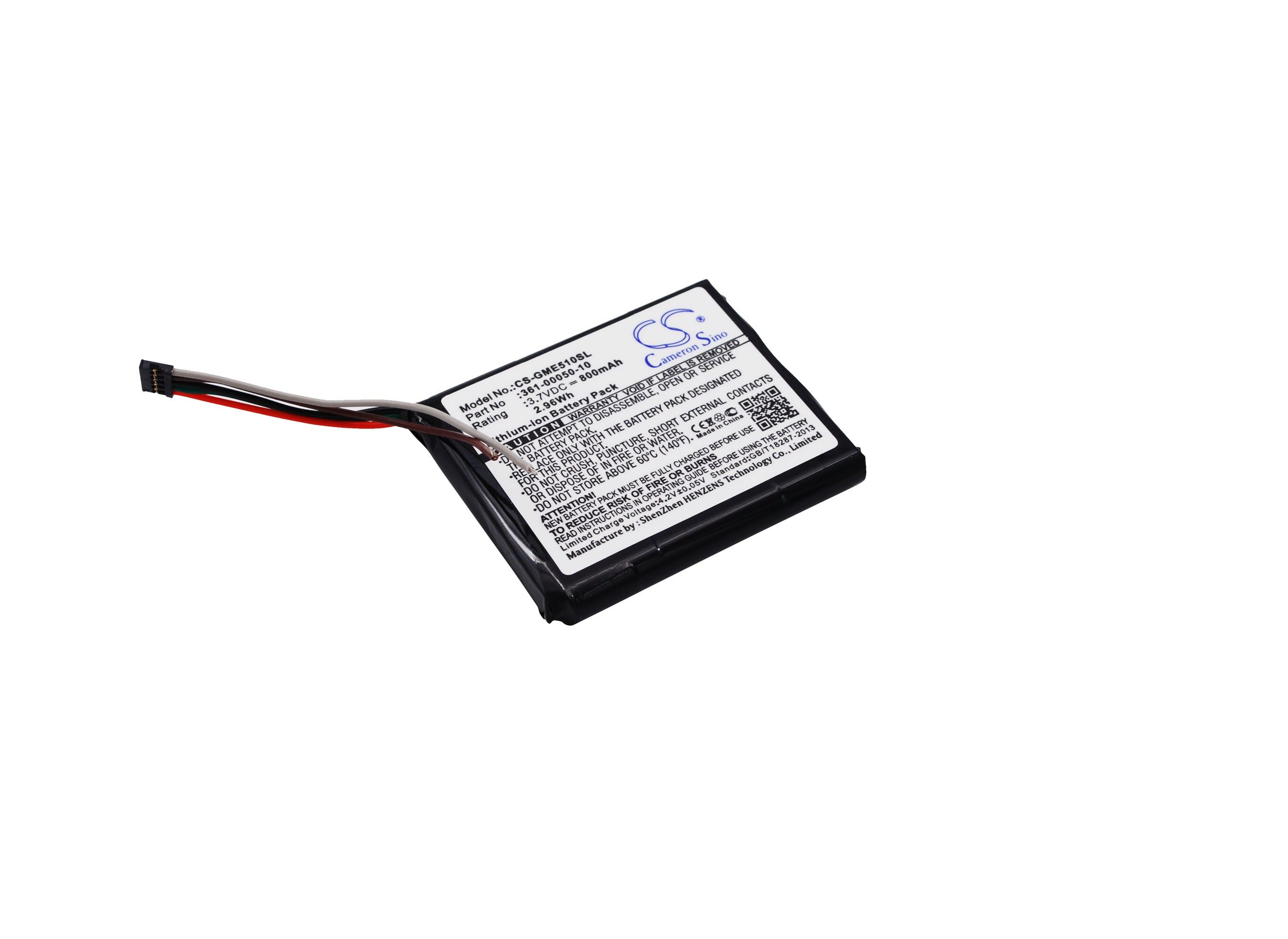 Batteri for navigator, GPS for Garmin Edge 510