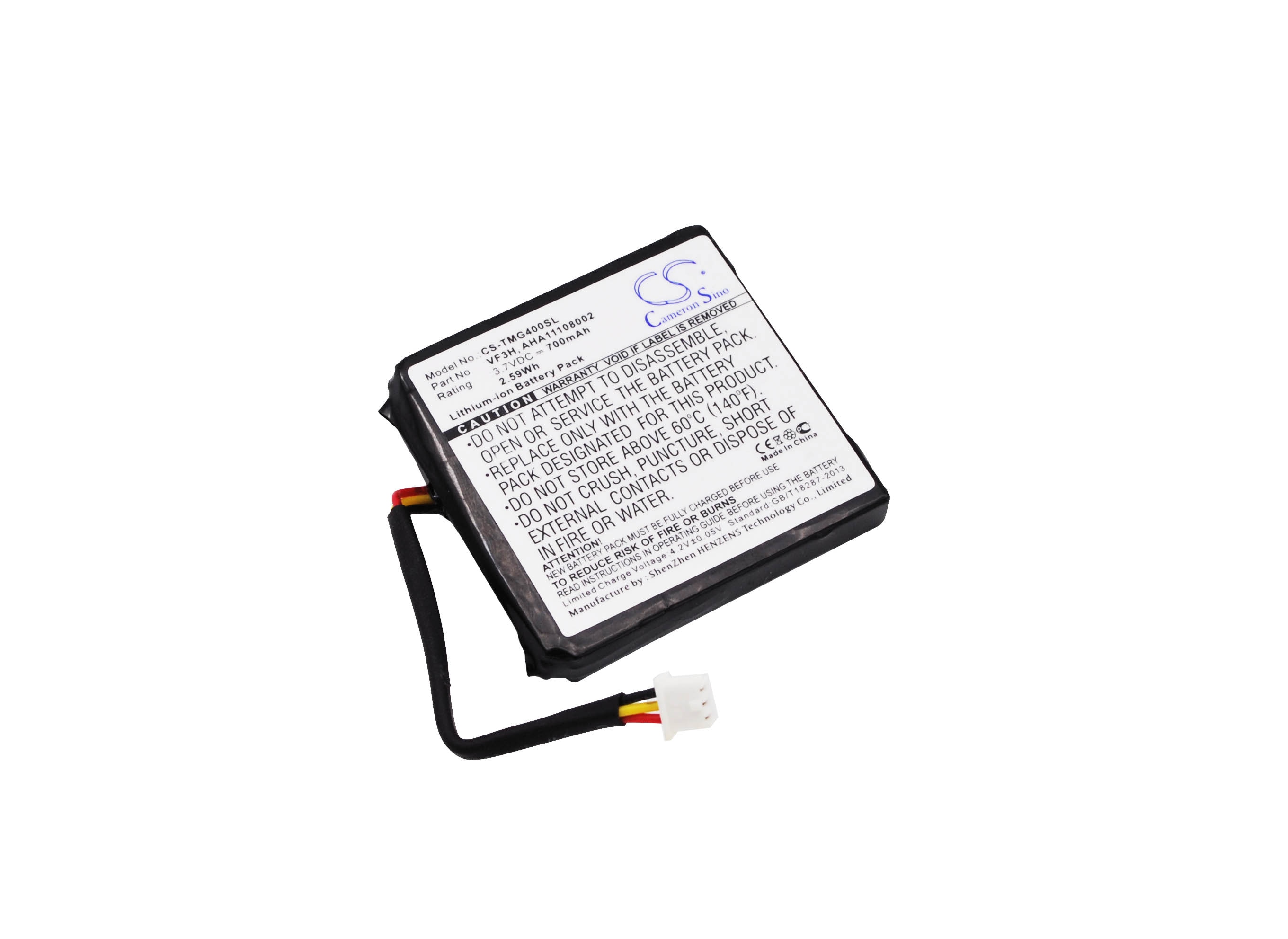 Batteri for navigator, GPS for TomTom Go 400 4,3", Go 400 Touch, Via 110 Europe