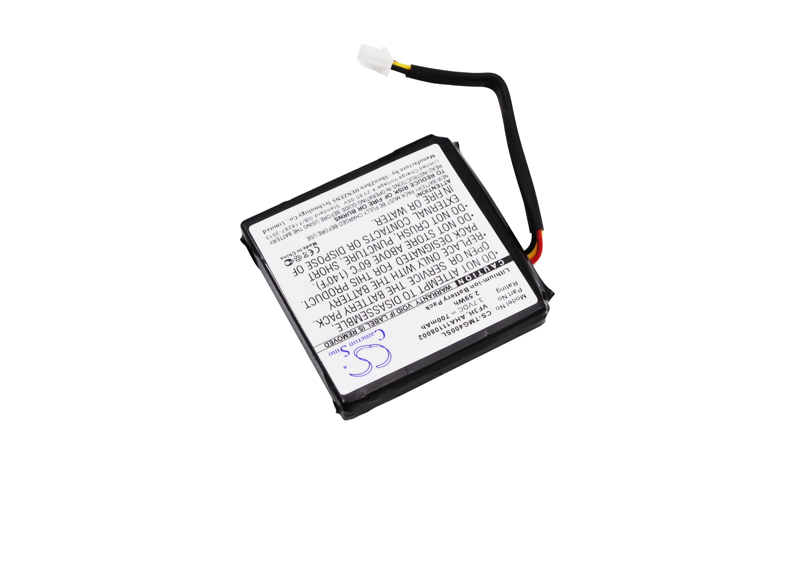 Batteri for navigator, GPS for TomTom Go 400 4,3", Go 400 Touch, Via 110 Europe