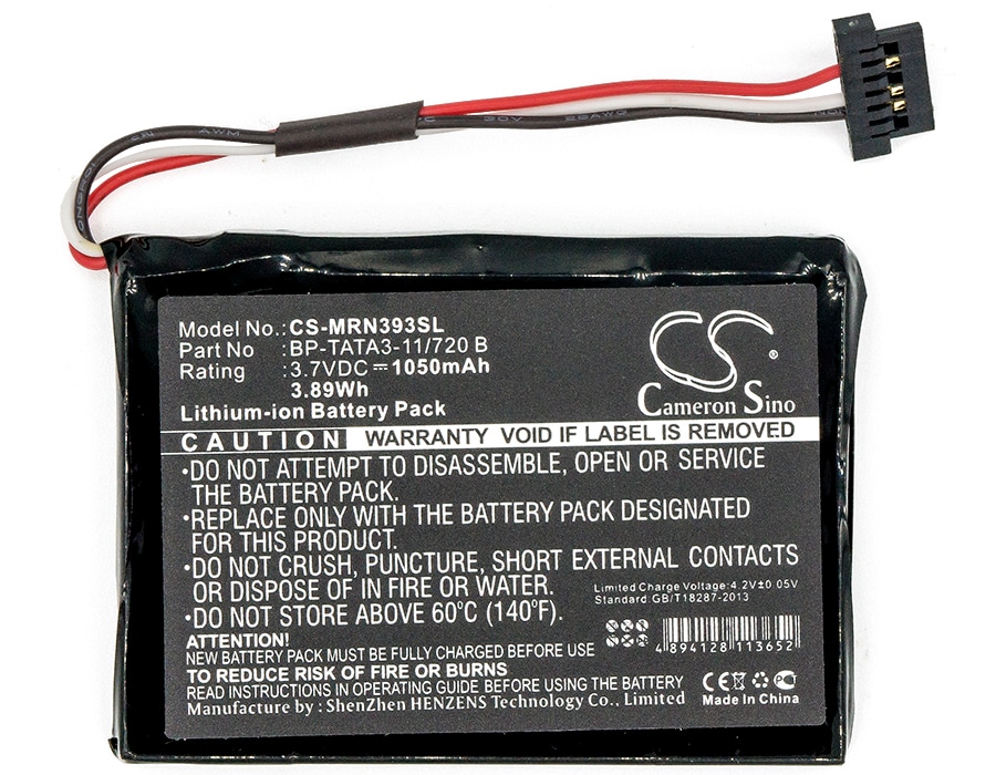 Batteri for navigator, GPS for Mio Moov M410