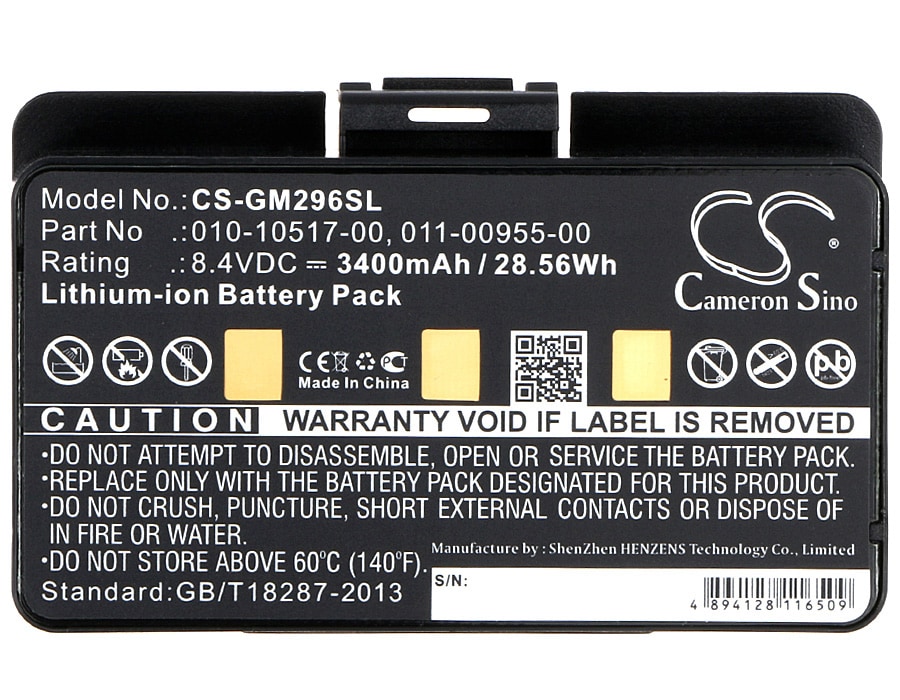 Batteri for Navigator, GPS for Garmin GPSMAP 276, GPSMAP 276c, GPSMAP 296 og andre.