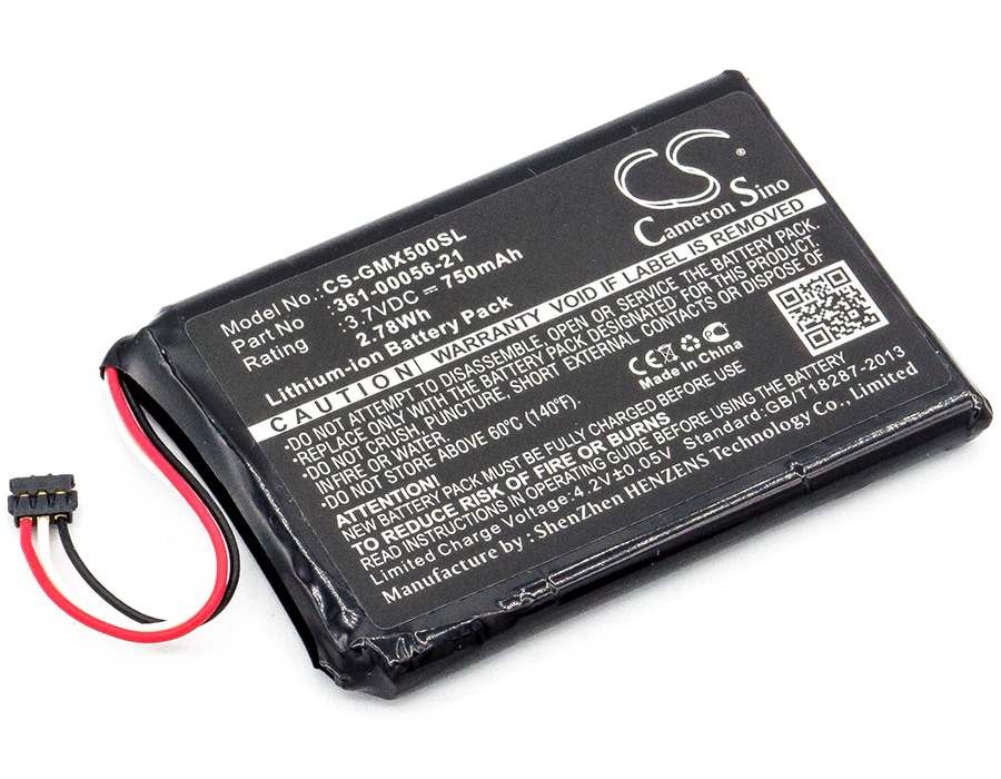 Batteri til Navigator, GPS for Garmin Driveluxe 50 LMTHD, 010-01531-00 og andre.