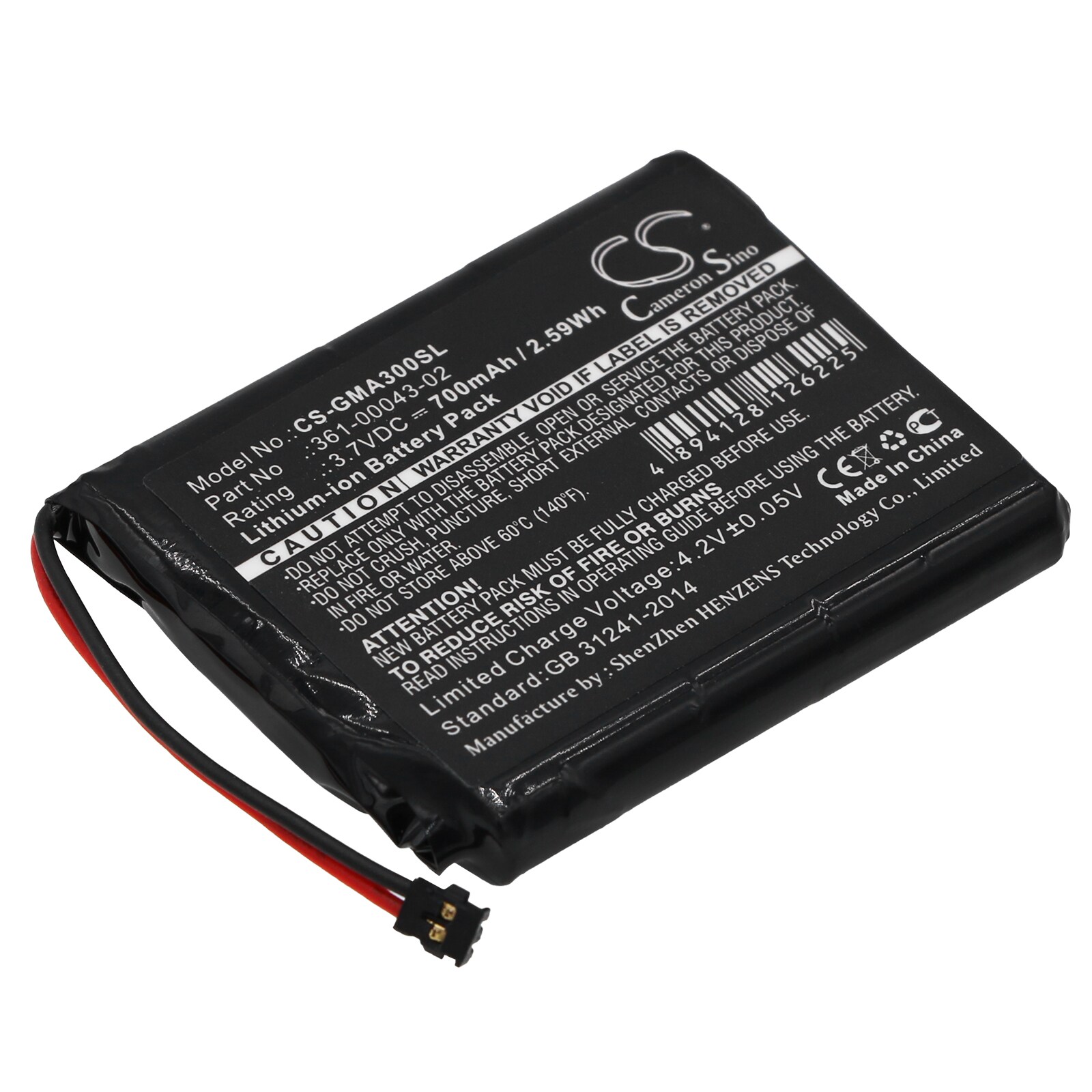 Batteri for navigator, GPS for Garmin Approach G30, 010-01690-00