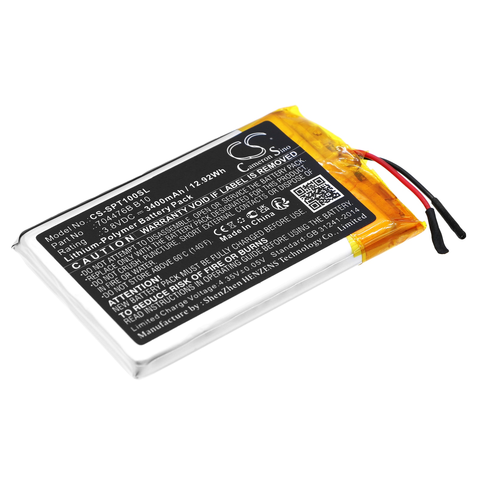 Batteri for Navigator, GPS for SPOT SPOT X, SPOTXB