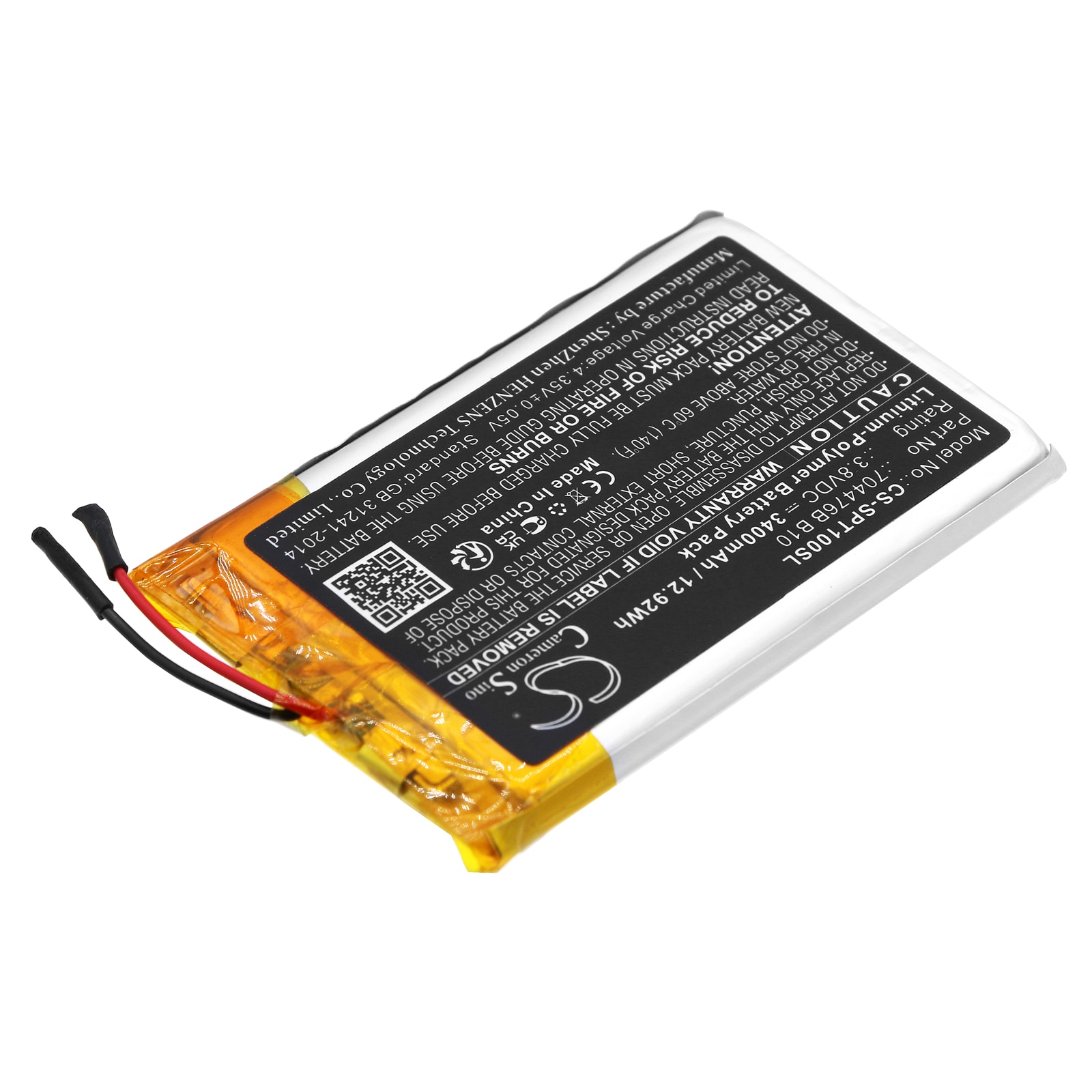Batteri for Navigator, GPS for SPOT SPOT X, SPOTXB