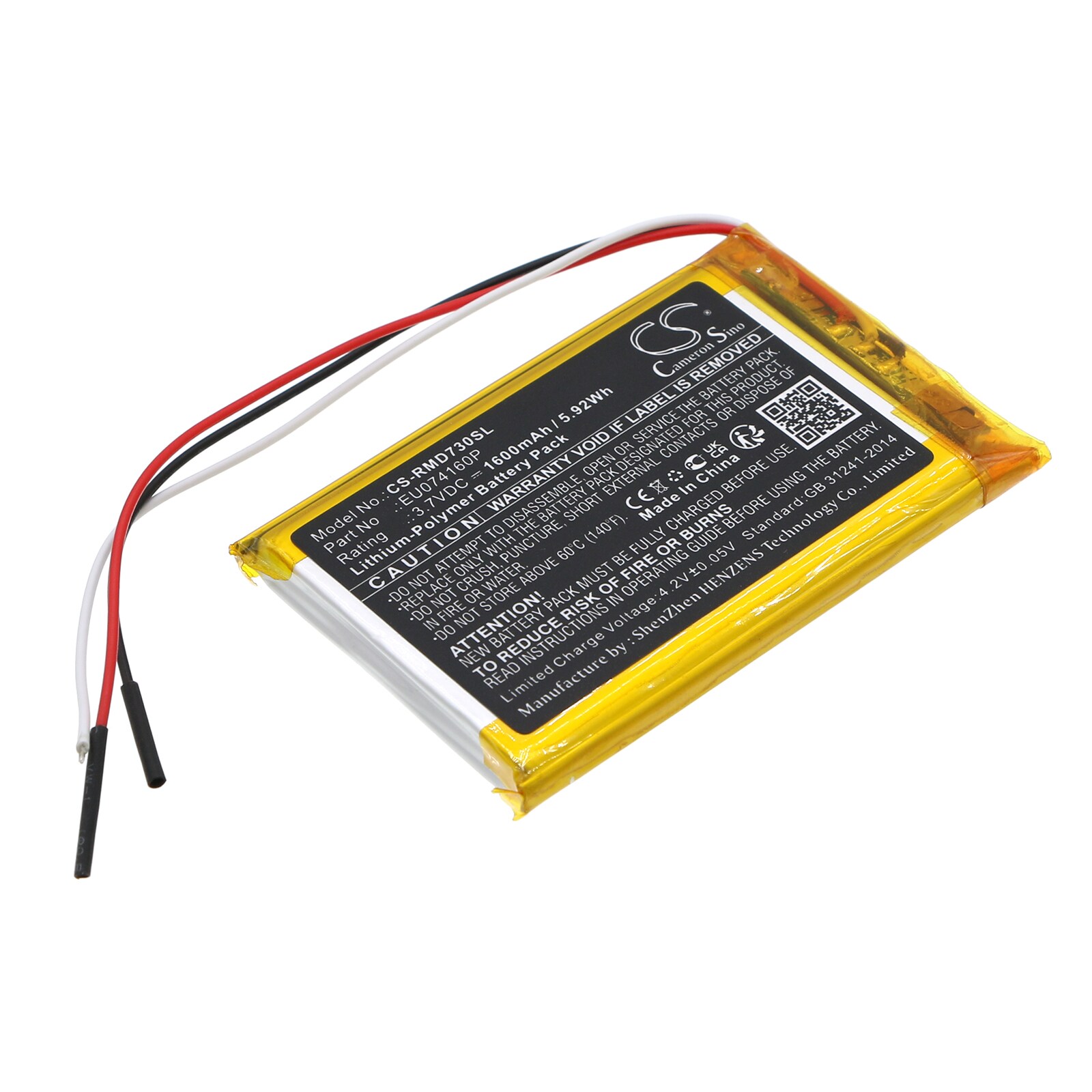 Batteri for navigator, GPS for RAND MCNALLY TND-730