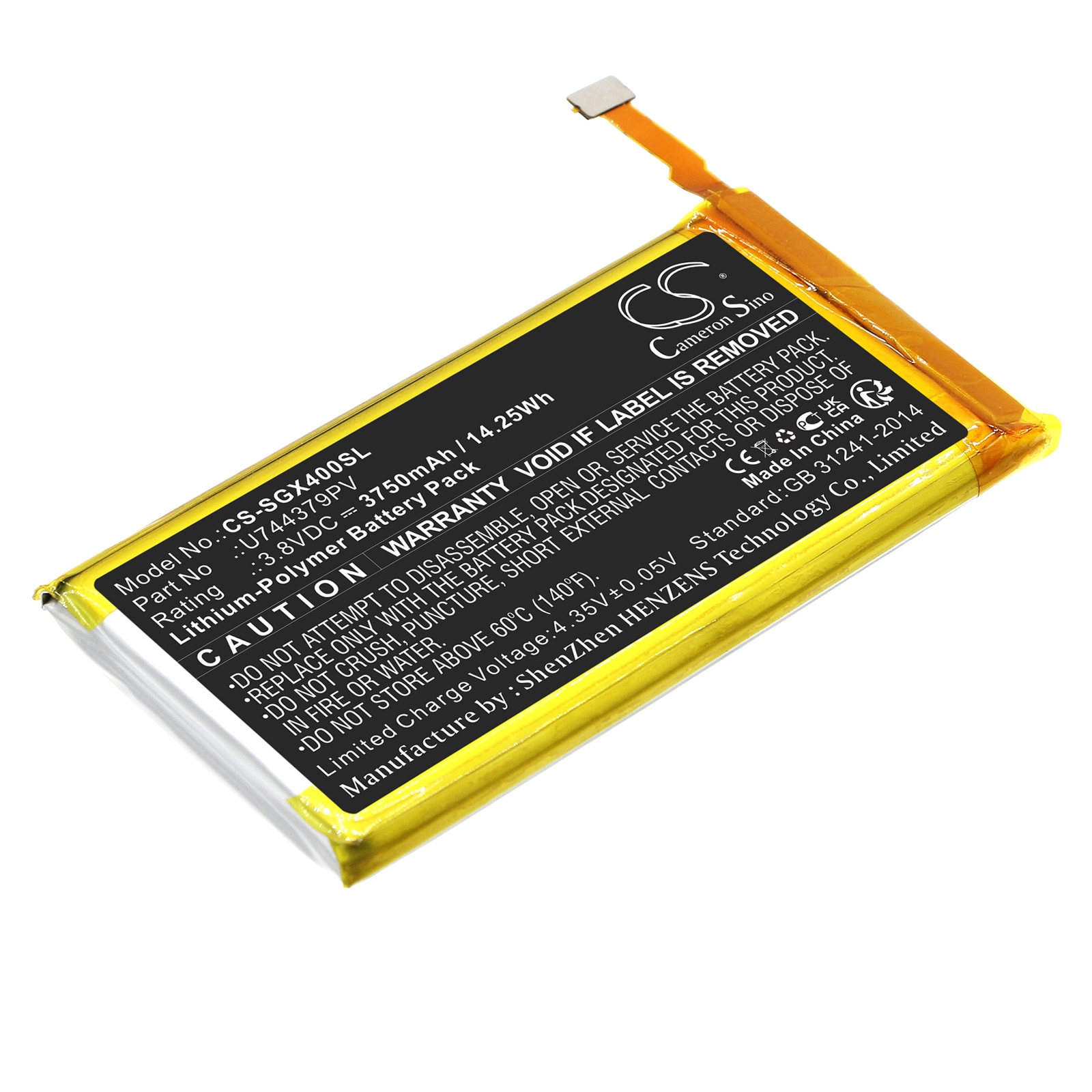 Batteri til Navigator, GPS for SkyGolf SkyCaddie SX400
