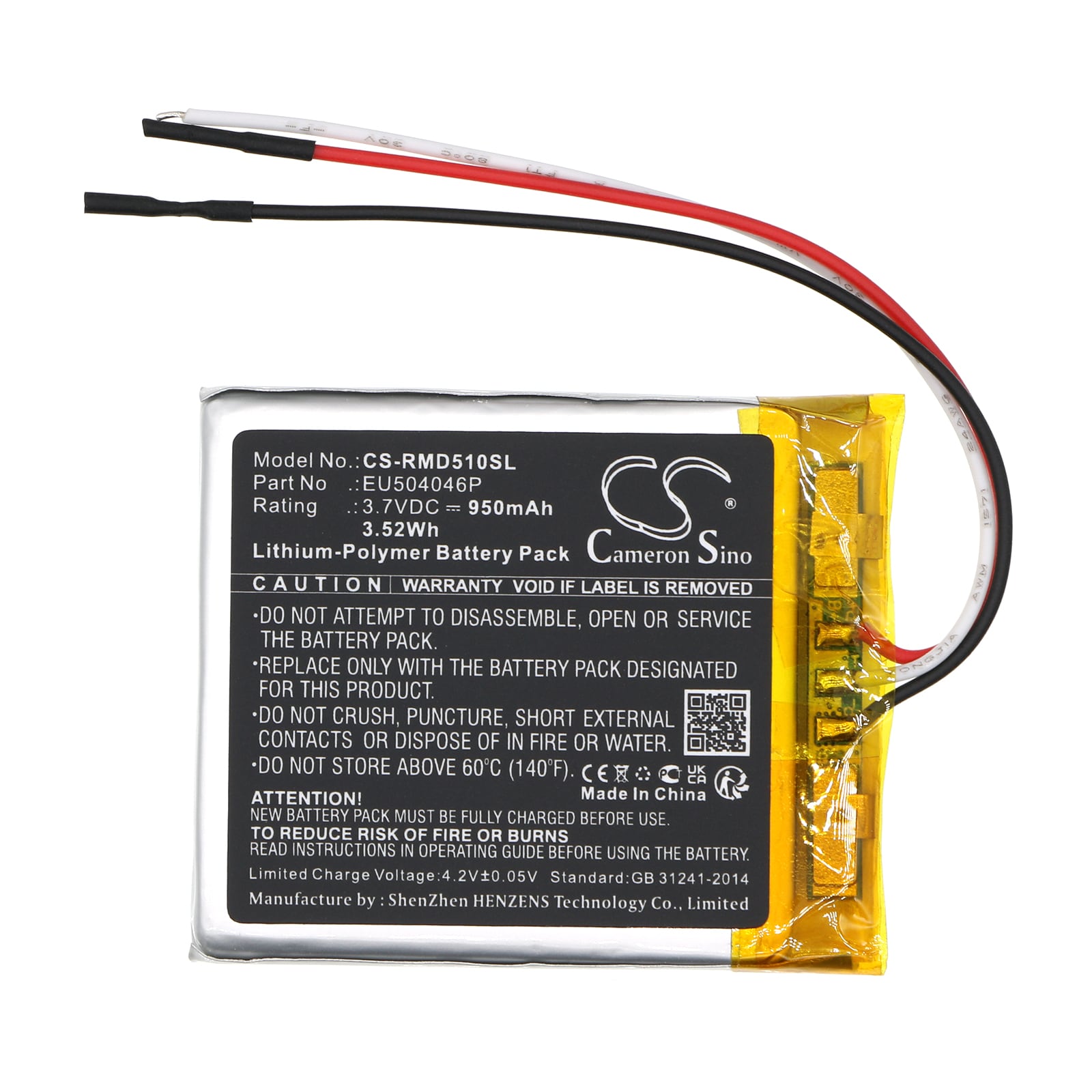 Batteri for navigator, GPS for RAND MCNALLY TND-510, TND-520, TND-525 osv.