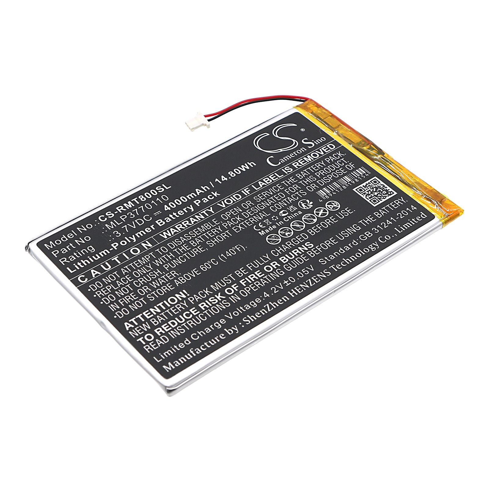 Batteri for Navigator, GPS for RAND McNally TND-T80B, TND-T80A