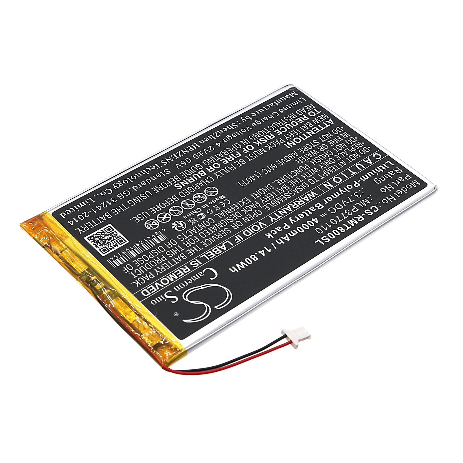 Batteri for Navigator, GPS for RAND McNally TND-T80B, TND-T80A