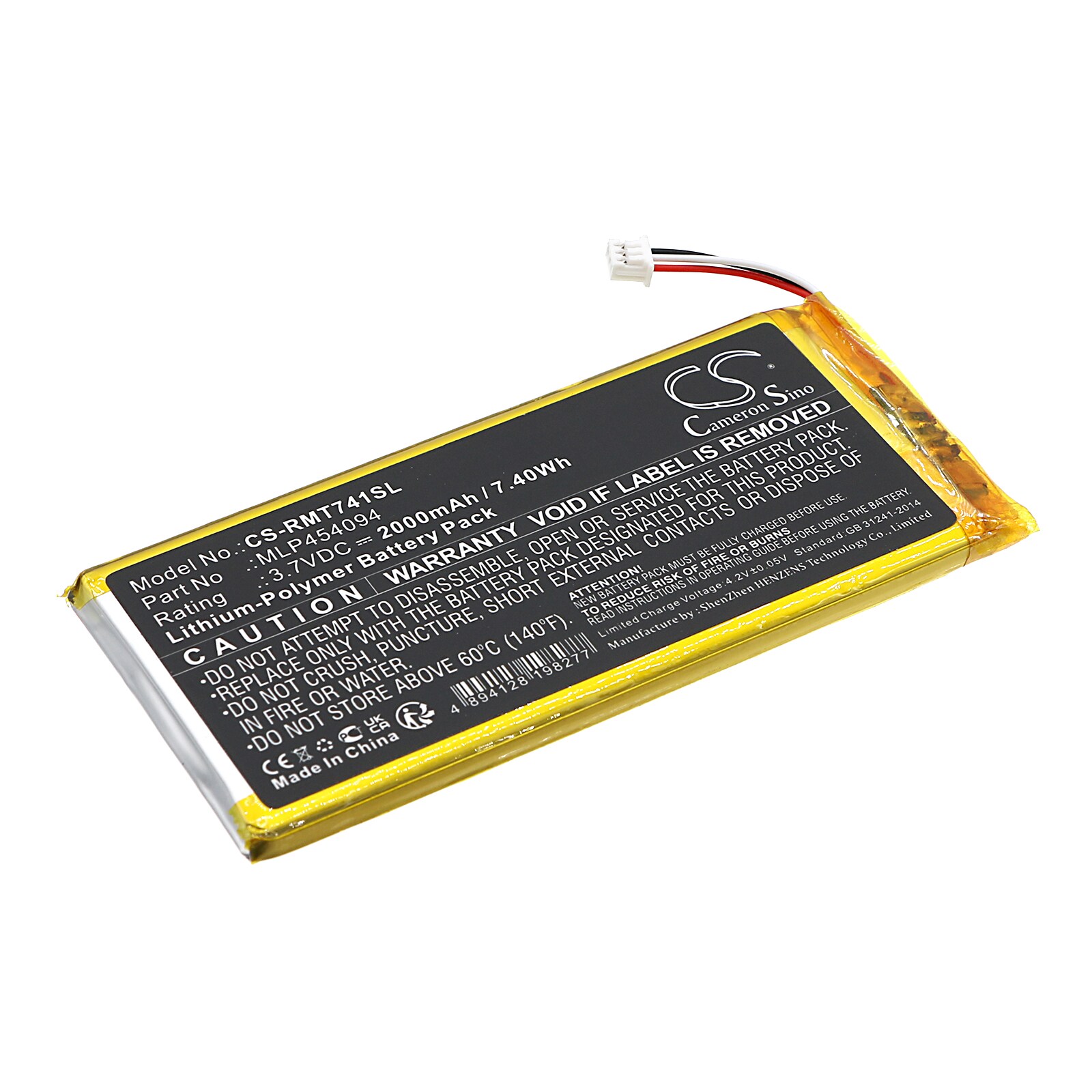 Batteri for navigator, GPS for RAND MCNALLY TND-740C