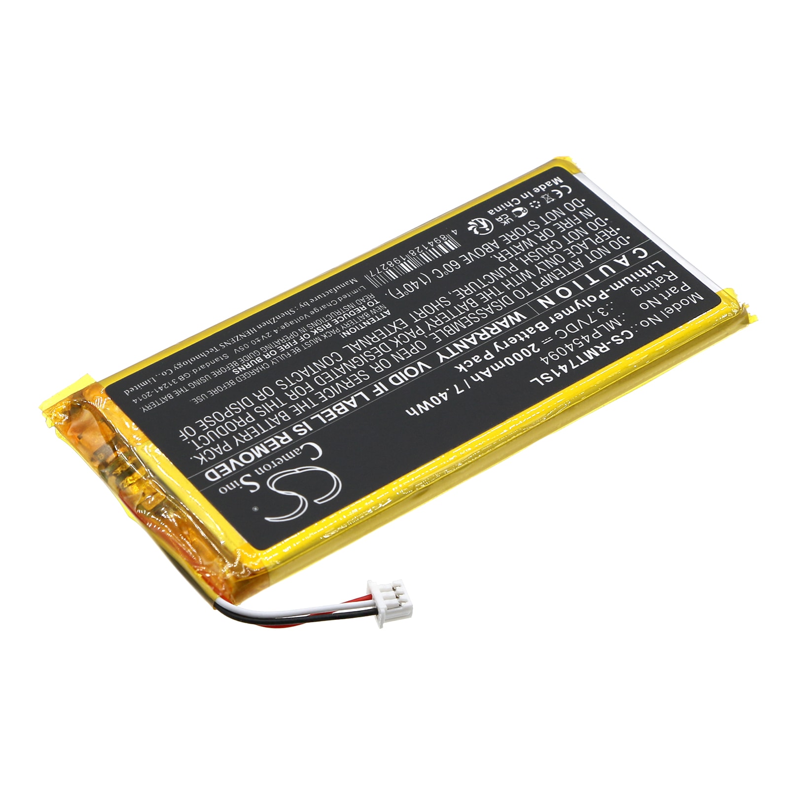 Batteri for navigator, GPS for RAND MCNALLY TND-740C