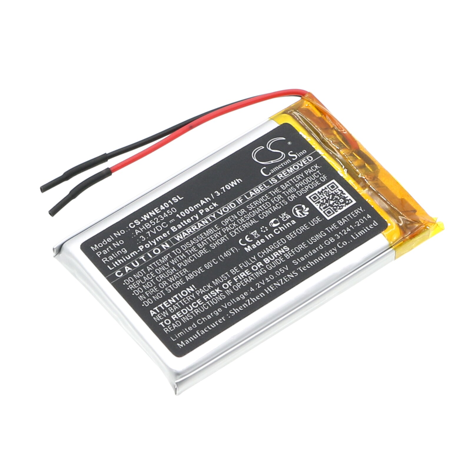 Batteri for Navigator, GPS for Weenect Silber WE401