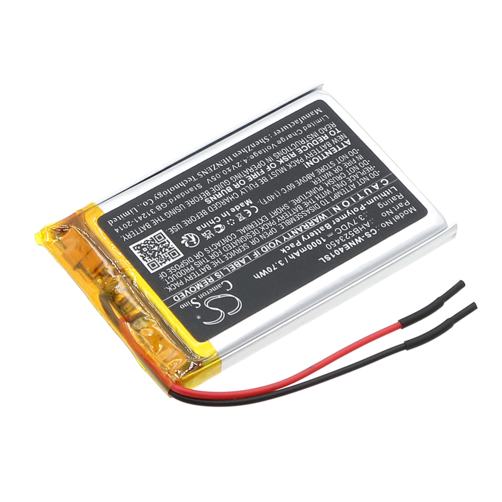 Batteri for Navigator, GPS for Weenect Silber WE401