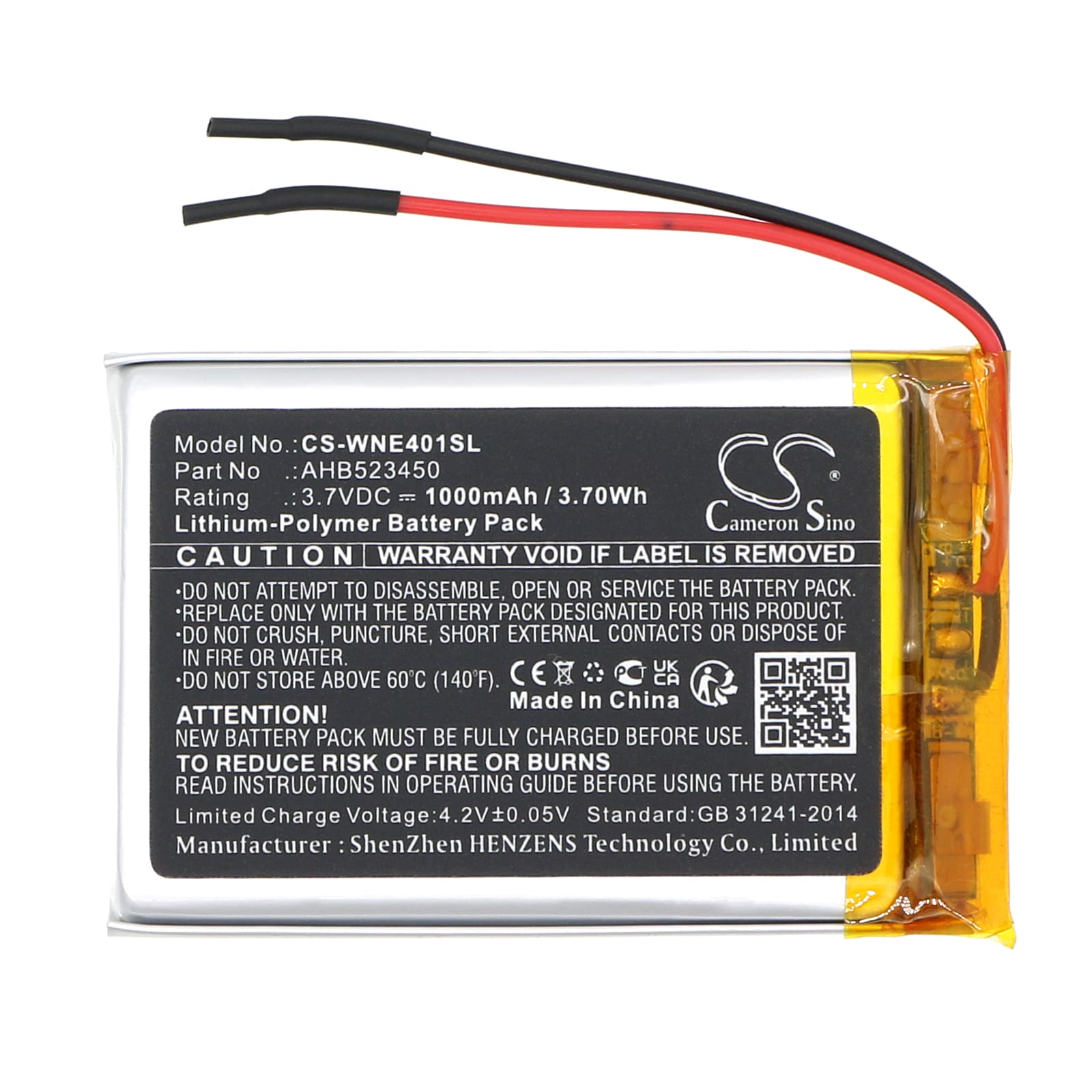 Batteri for Navigator, GPS for Weenect Silber WE401