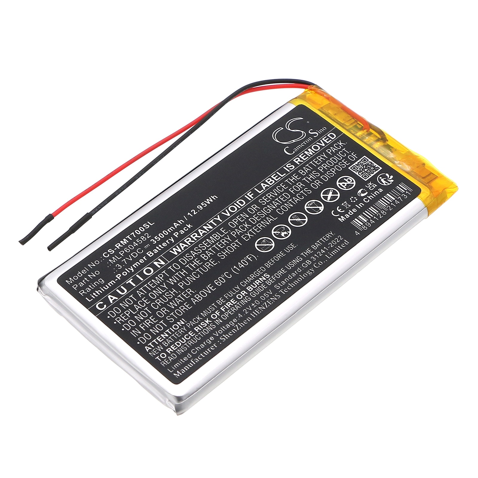 Batteri til Navigator, GPS for RAND McNally TND-70
