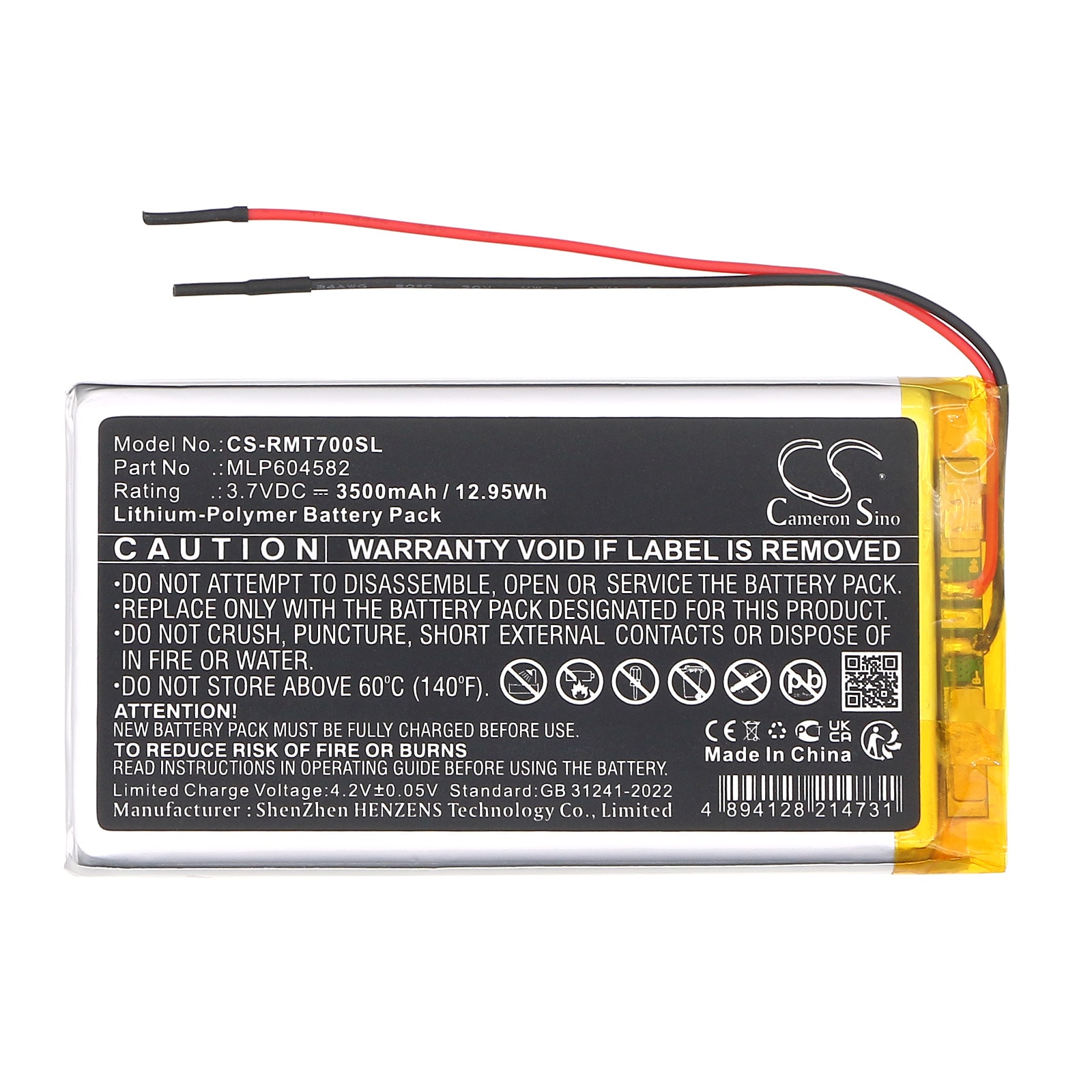 Batteri til Navigator, GPS for RAND McNally TND-70