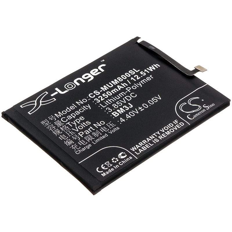 Batteri for SmartPhone, Mobil for Xiaomi Mi 8 Youth, Mi 8 Youth Standard Edition og andre.