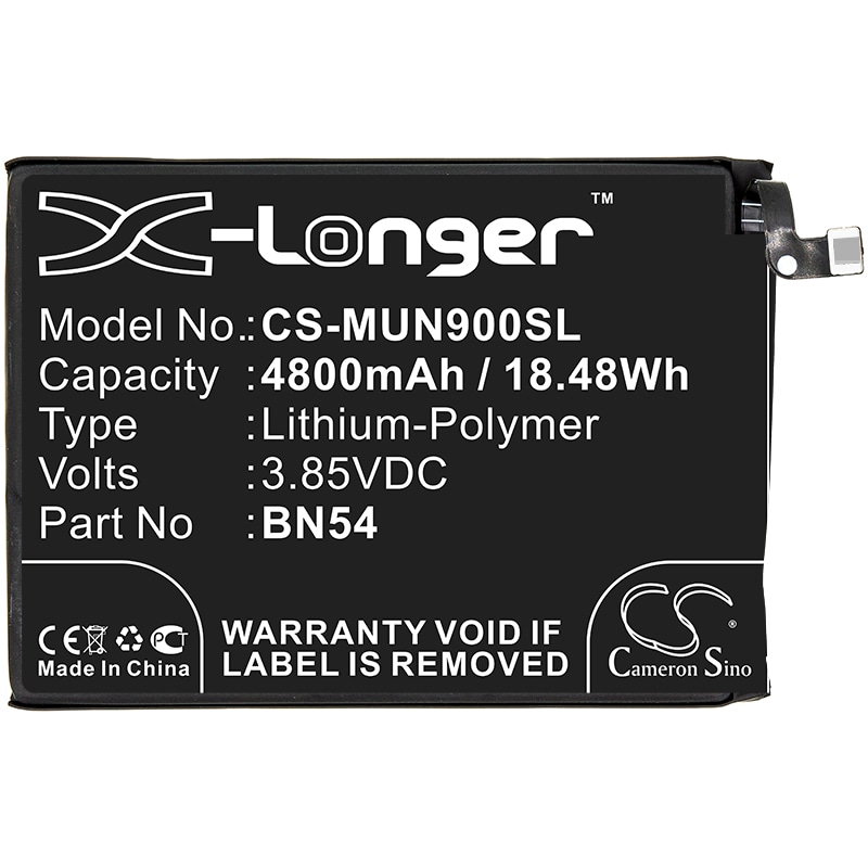 Batteri for SmartPhone, Mobil for Xiaomi Note 9, Redmi 10X 4G, M2003J15SC og andre.