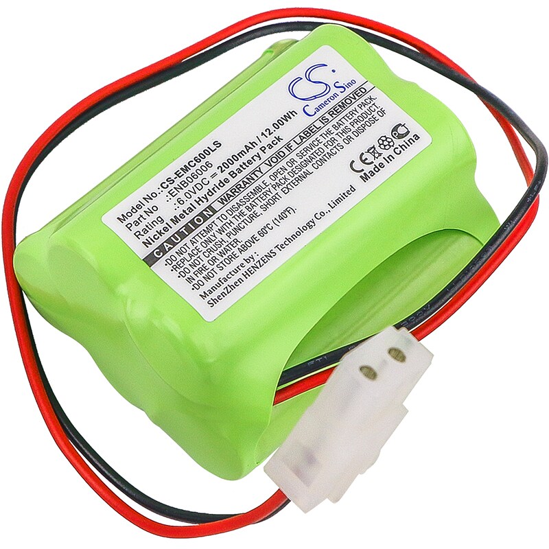 Batteri til nødlys for Prescolite E1875-01-00, E82082100, ENB06006