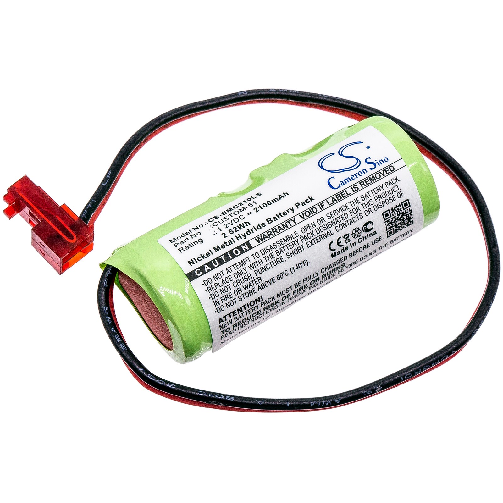 Batteri for nødlys til Saft 16440