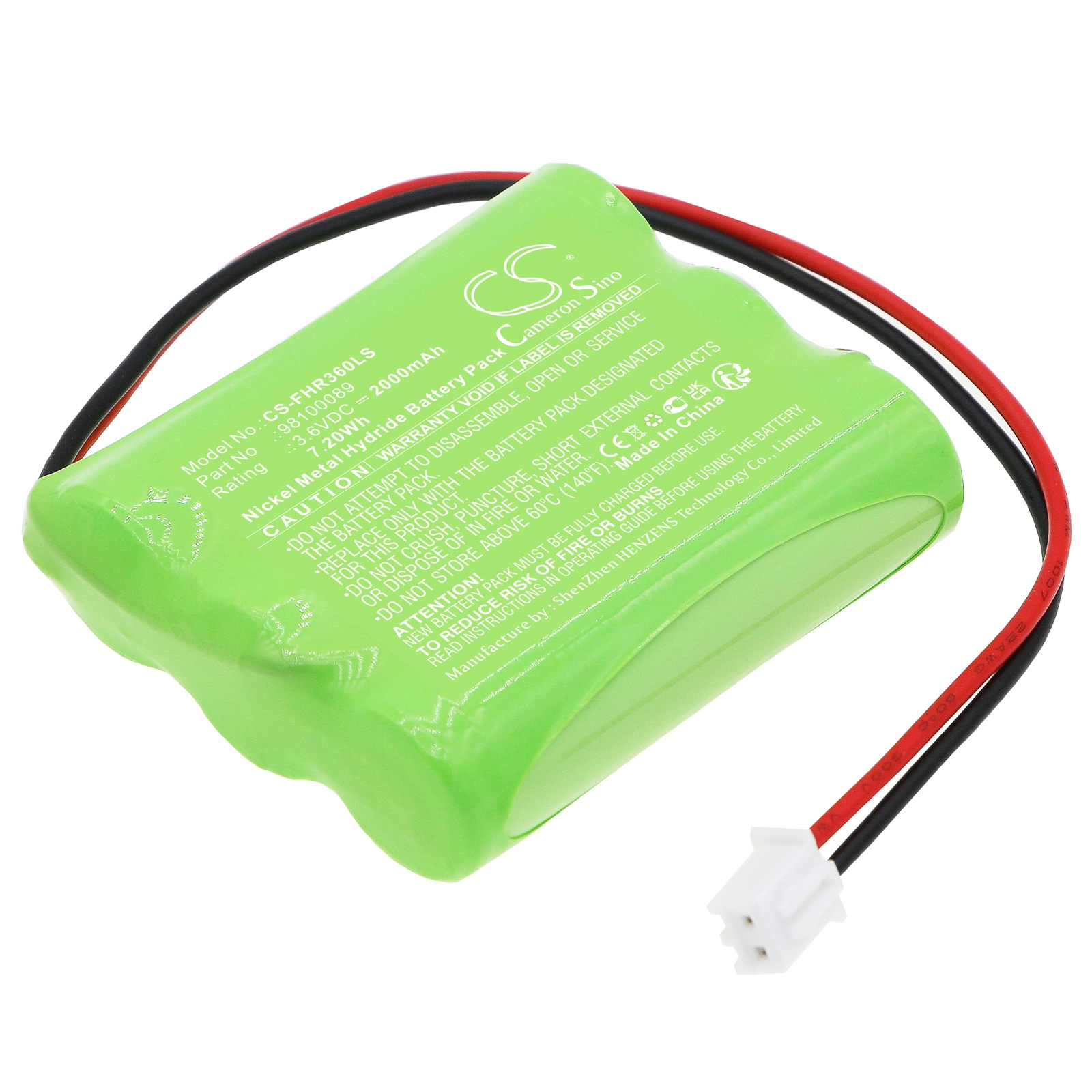Batteri til Fischer AP-0360-0100-AA-NC-01 nødlys
