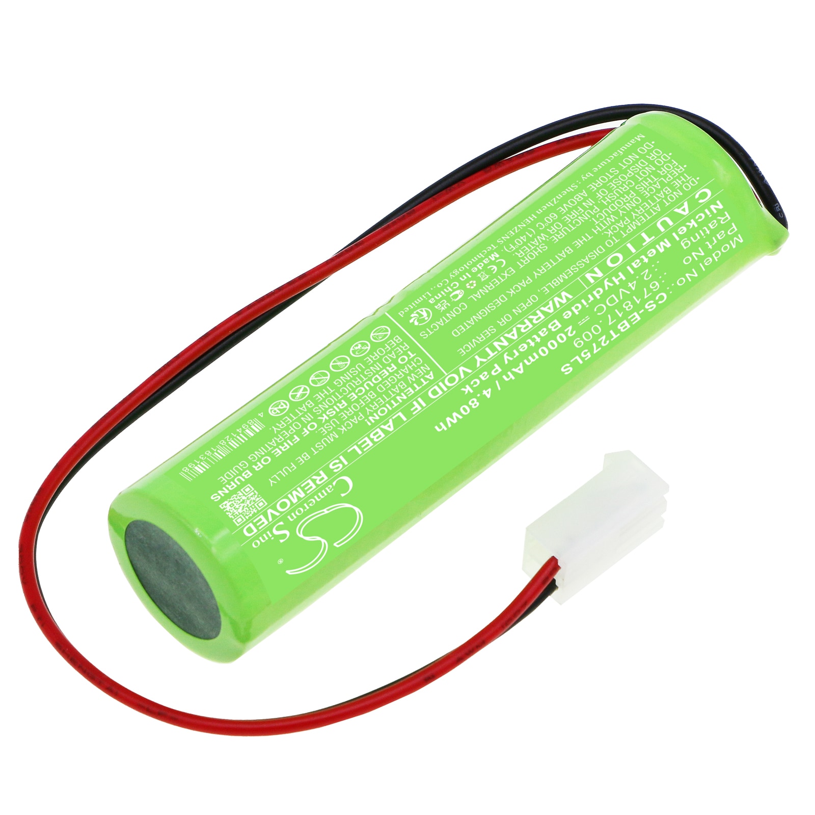 Batteri til nødlys for ELUBAT swiss 275 602, KRMT 23/43
