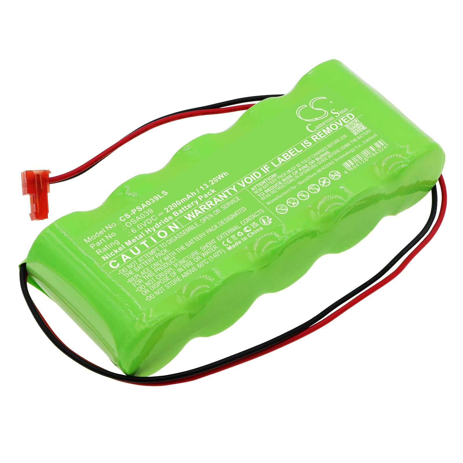 Batteri for nødlys til PowerSonic A13146-10