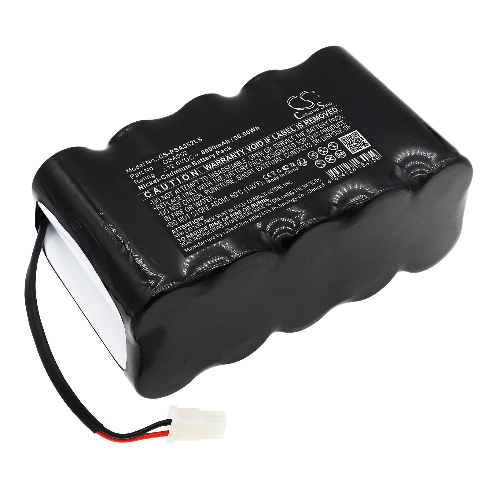 Batteri til nødlys for PowerSonic A35241