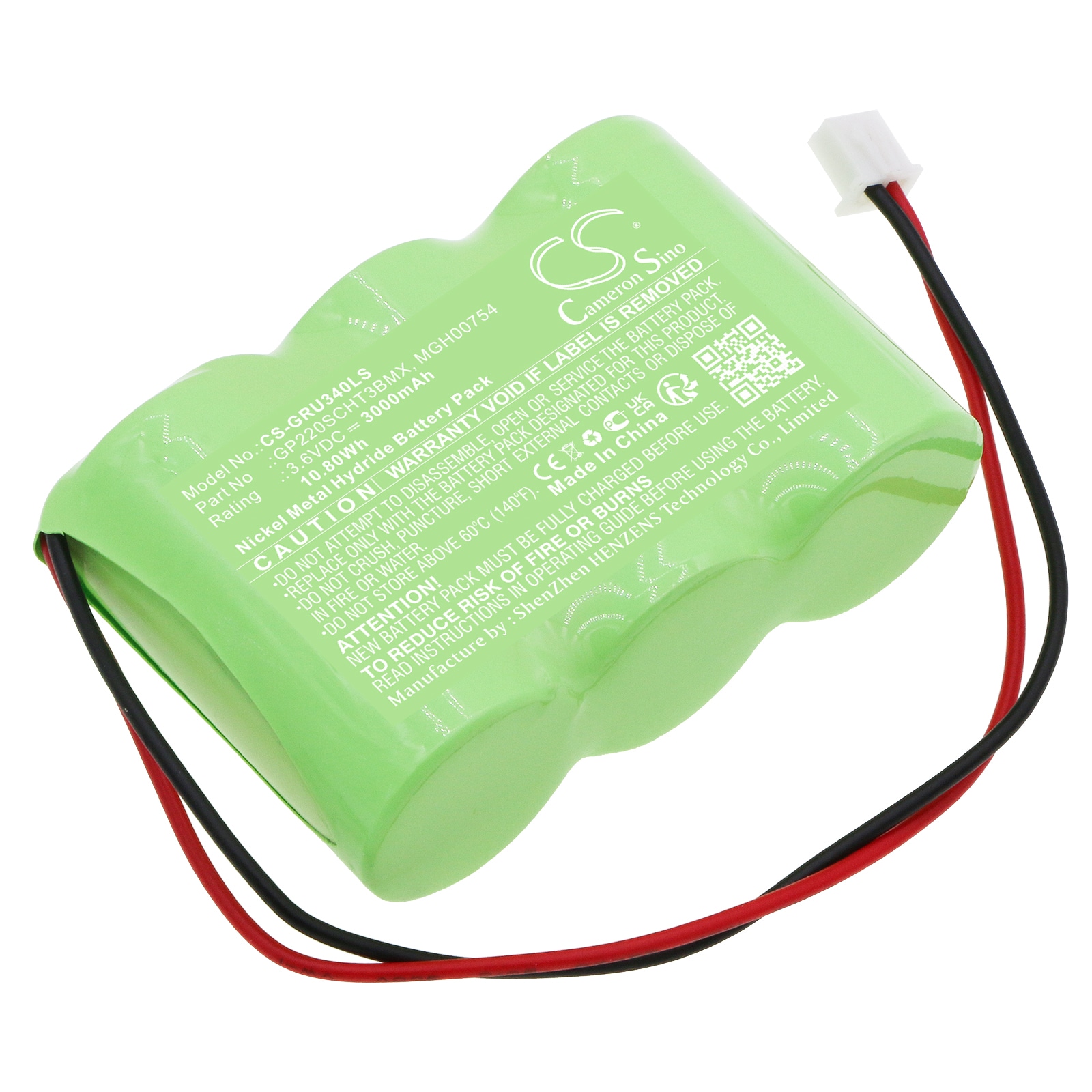 Batteri til nødlys for Legrand 061096, U34 LED, ECO2