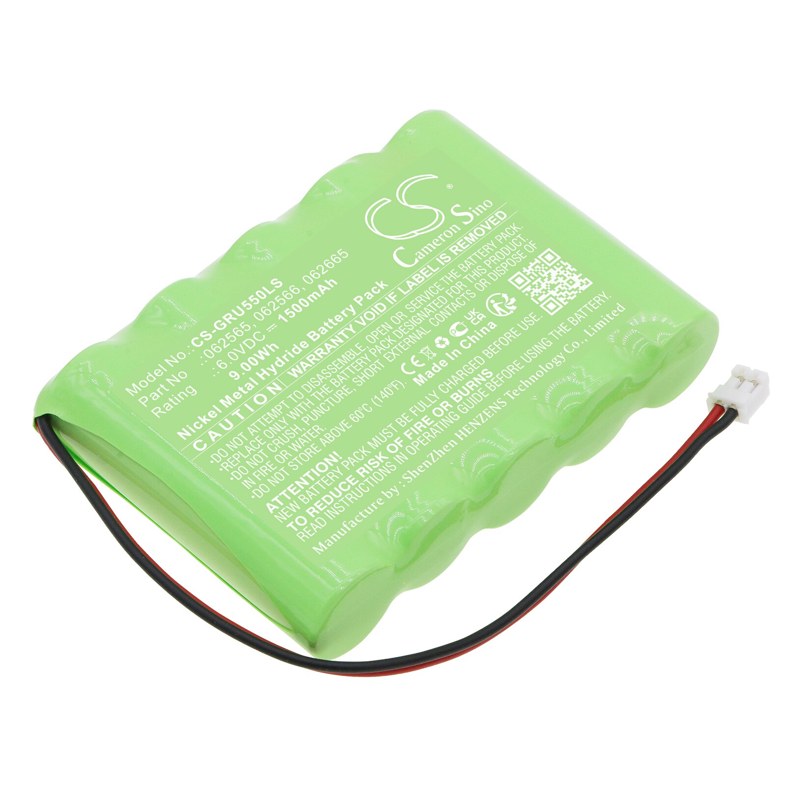 Batteri for nødbelysning for Legrand BAES Addressable, SATI Connected