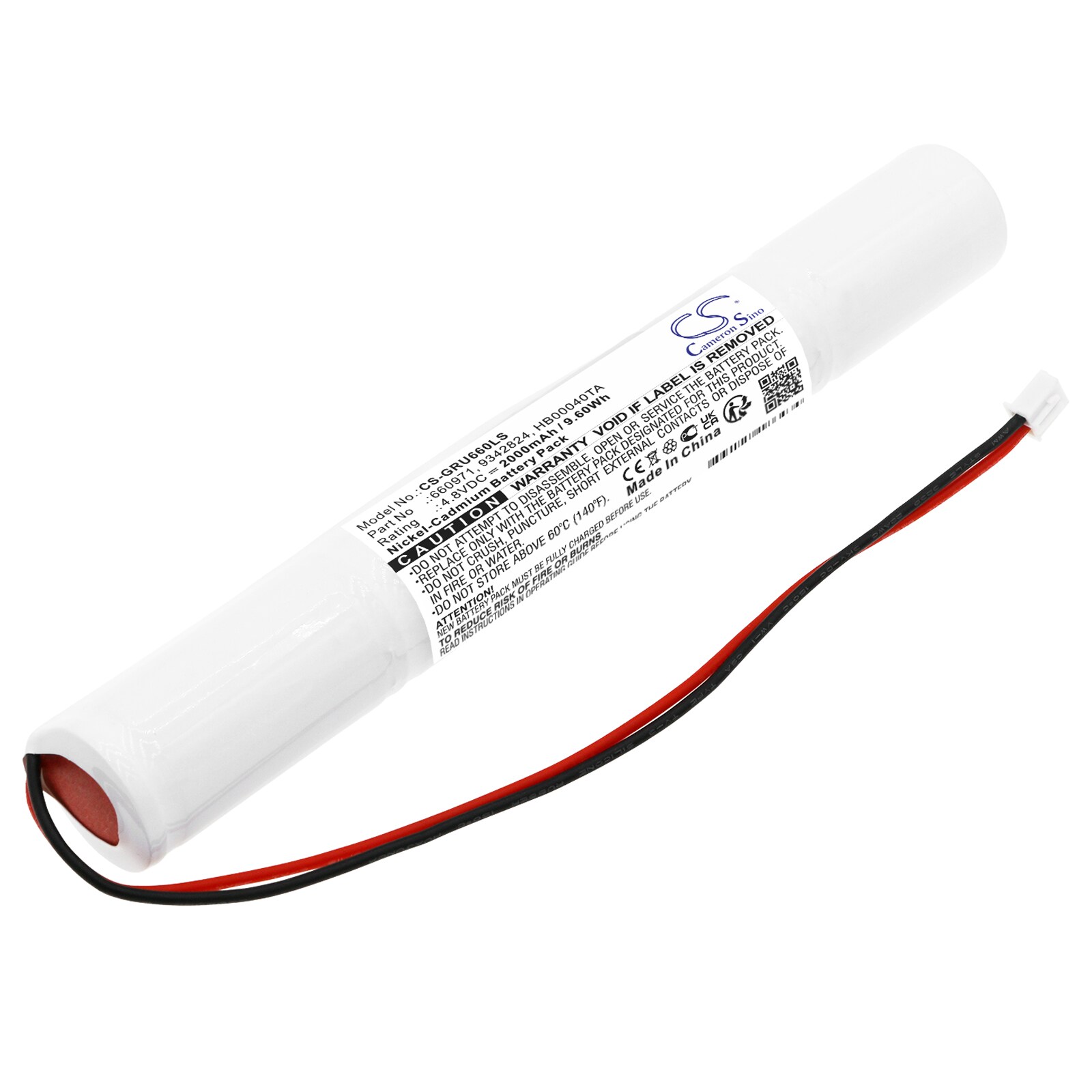 Batteri for nødbelysning til Legrand URA ONE 6 616 40, URA ONE 6 626 34/40 osv.