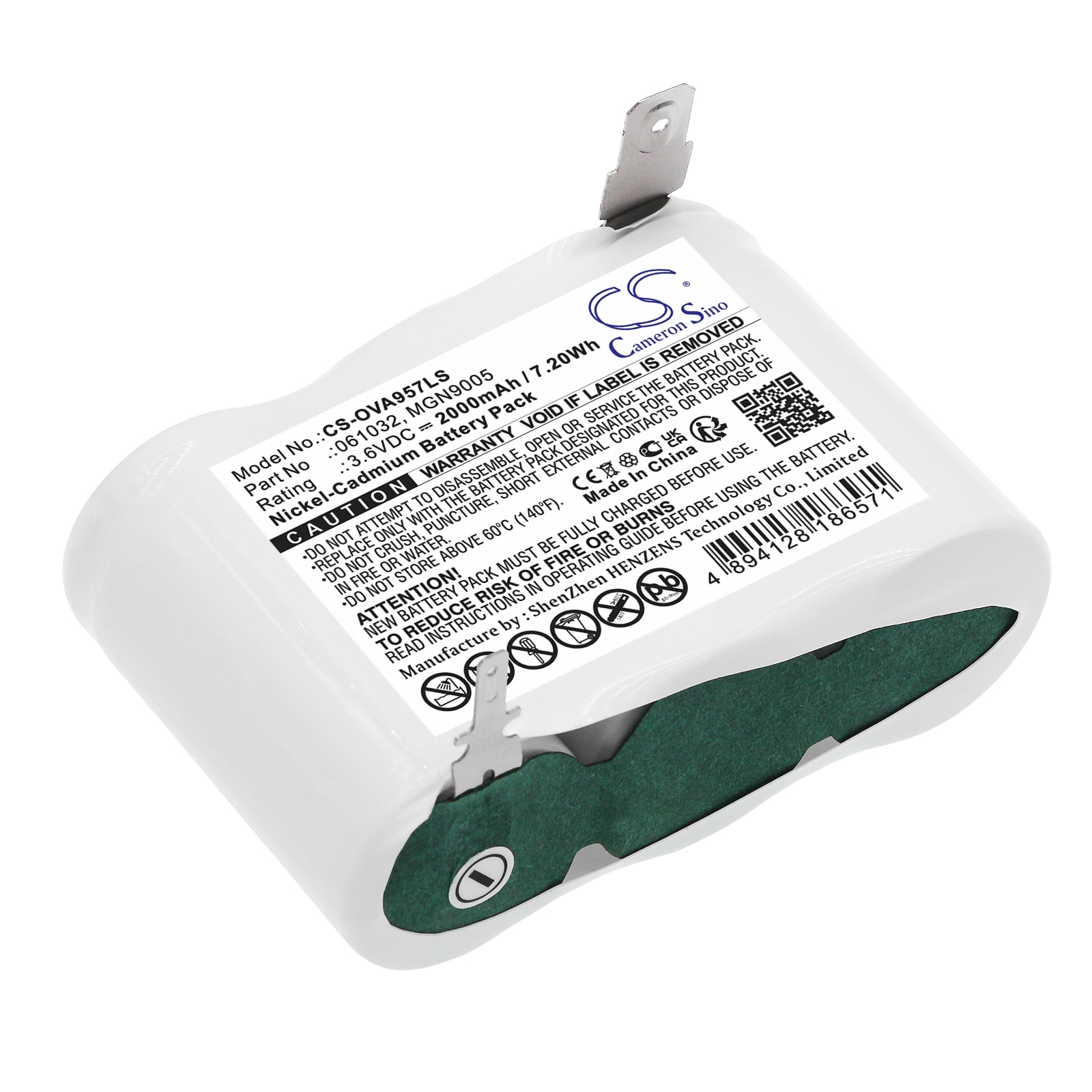 Batteri for nødbelysning til Legrand 121420, 134896, 800980 etc.