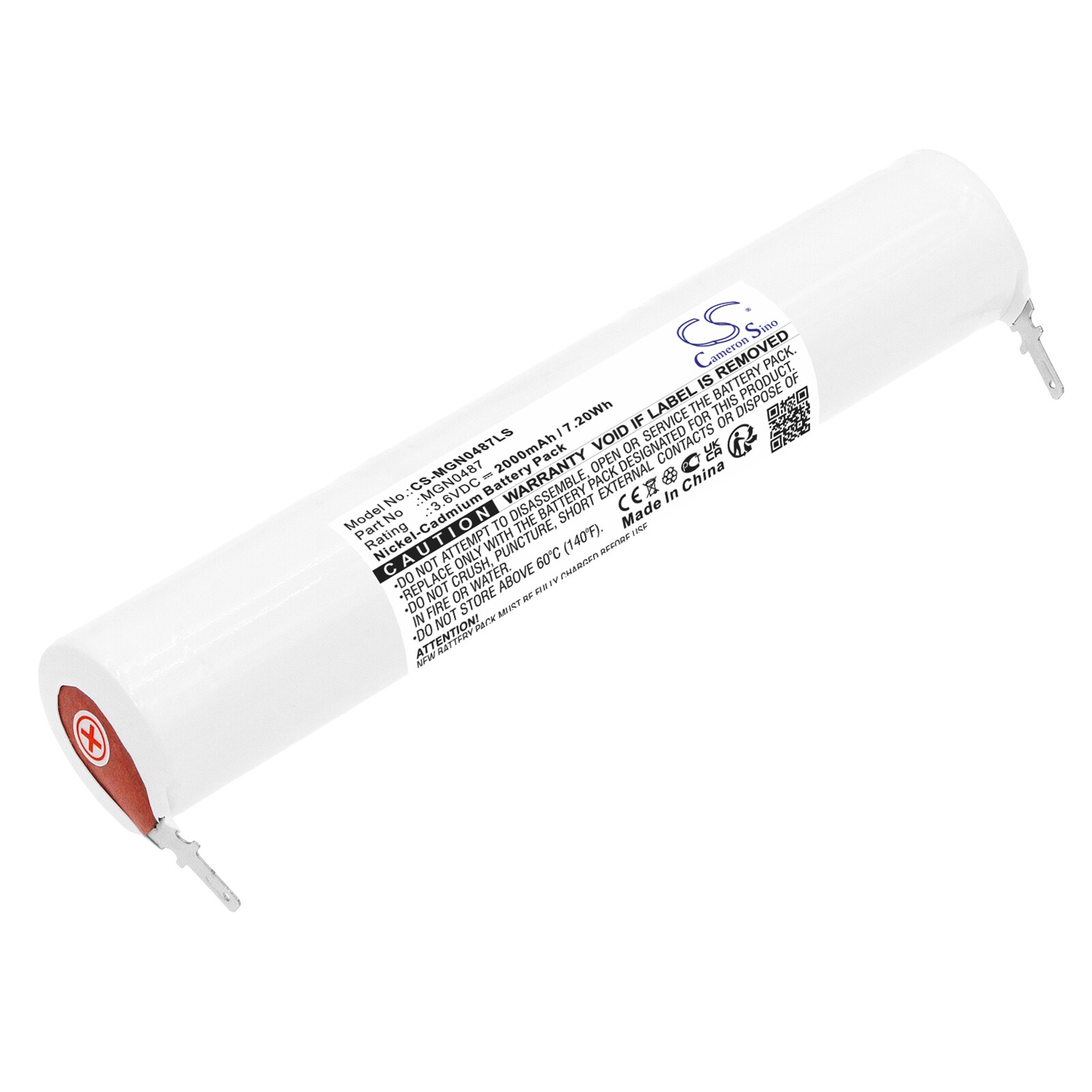 Batteri for nødlys til Schneider 758203, 134896, 186002 etc.