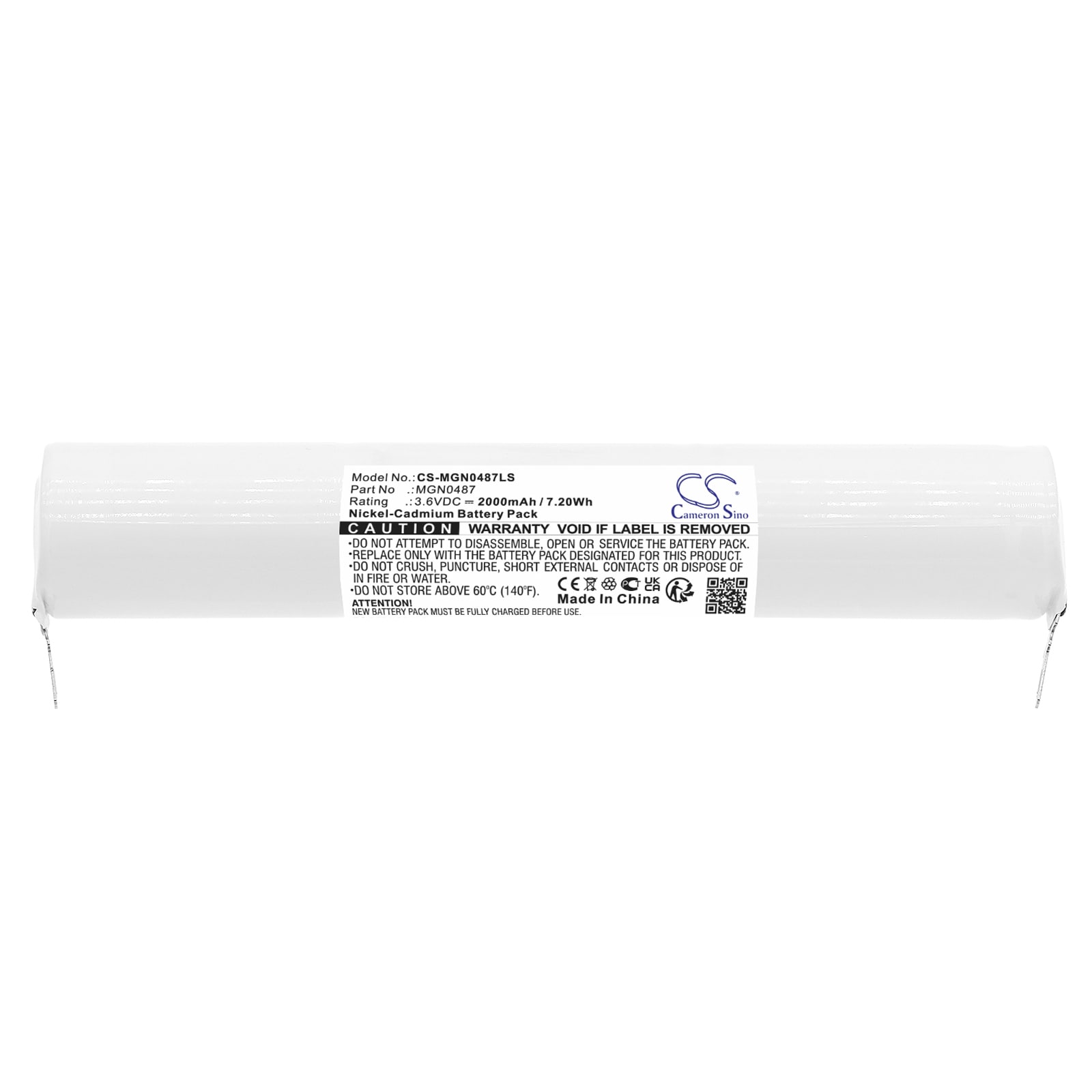 Batteri for nødlys til Schneider 758203, 134896, 186002 etc.