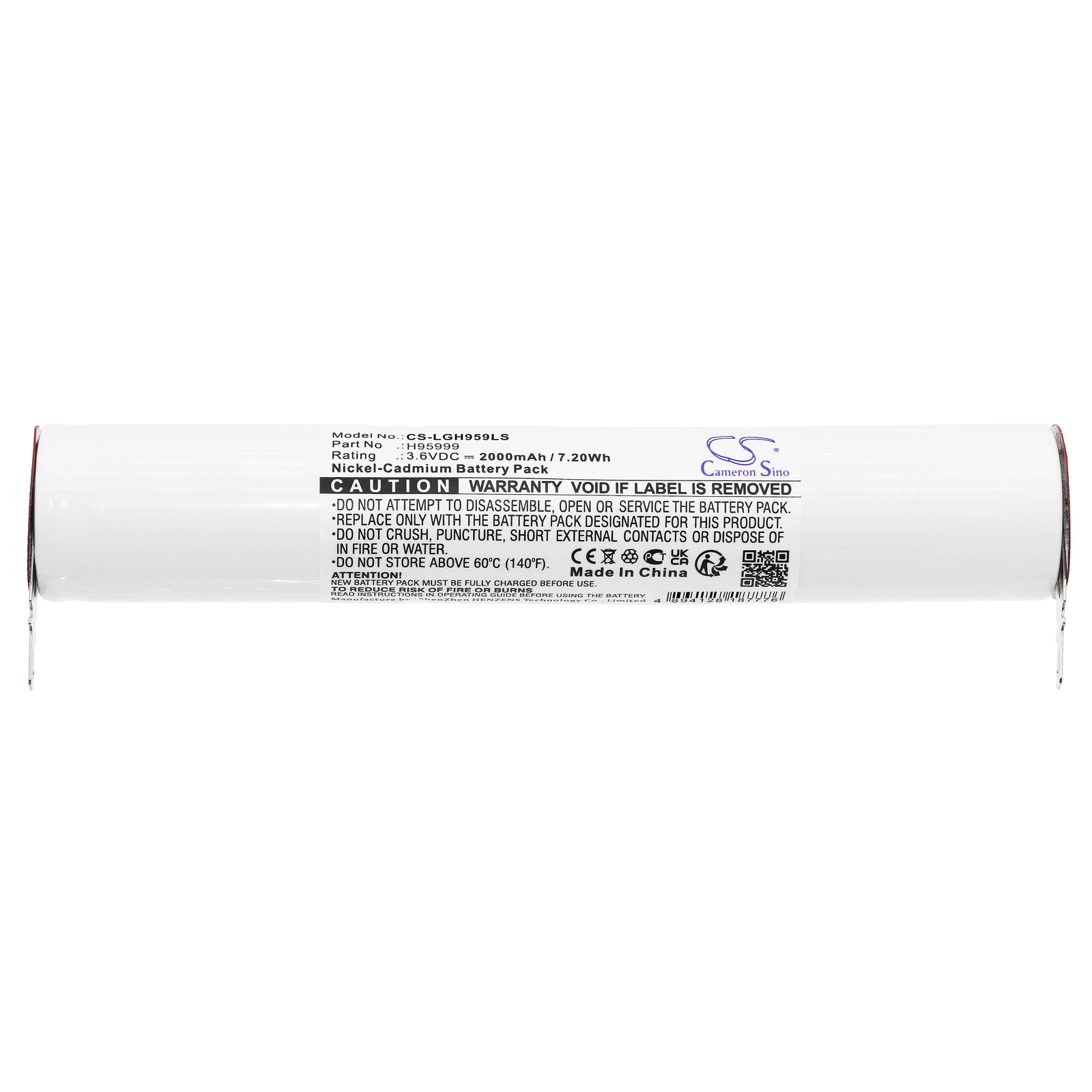Batteri til nødlys for Legrand 061883