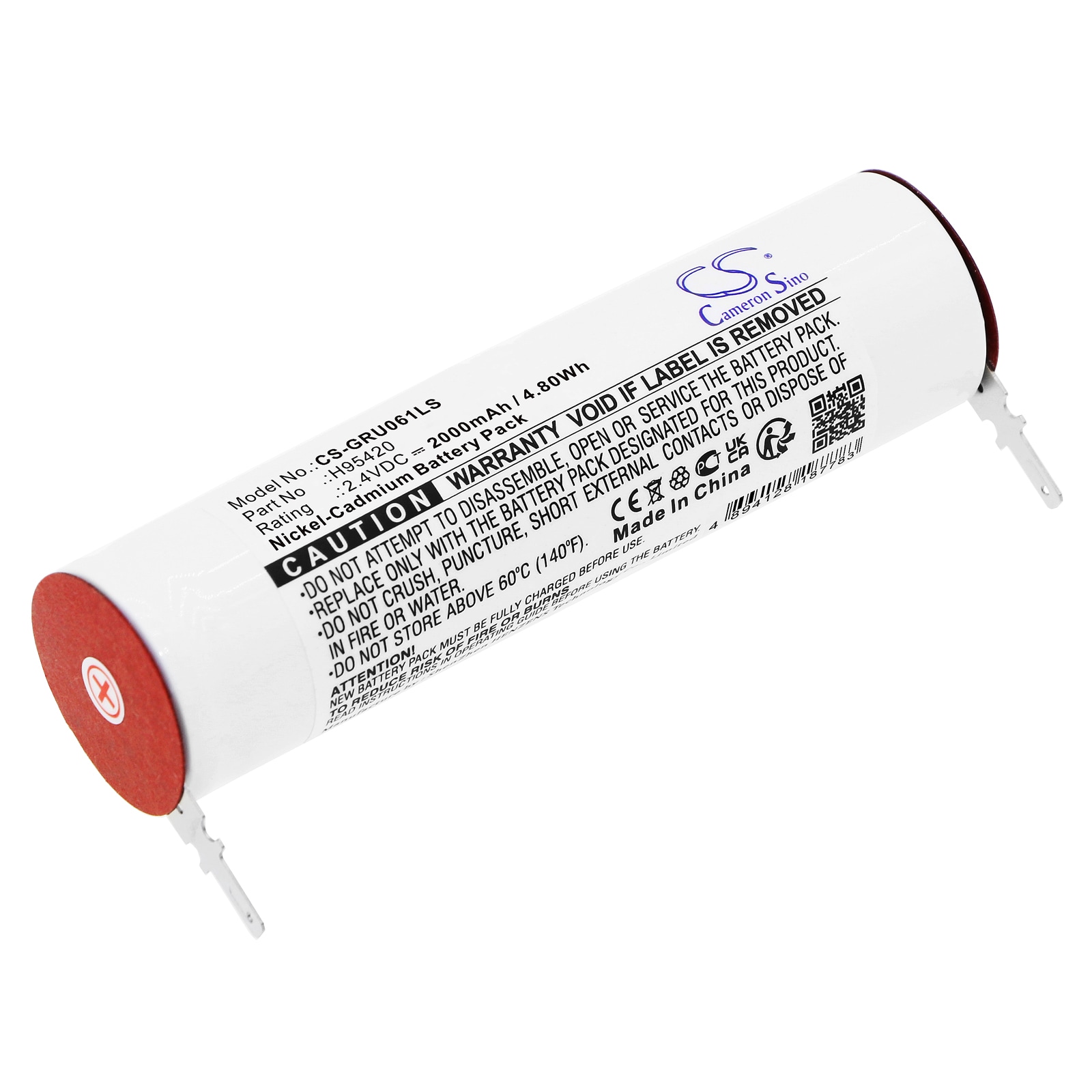 Batteri til nødlys for Legrand 061892, 2KRMT 23/43, 160SCKT2AX