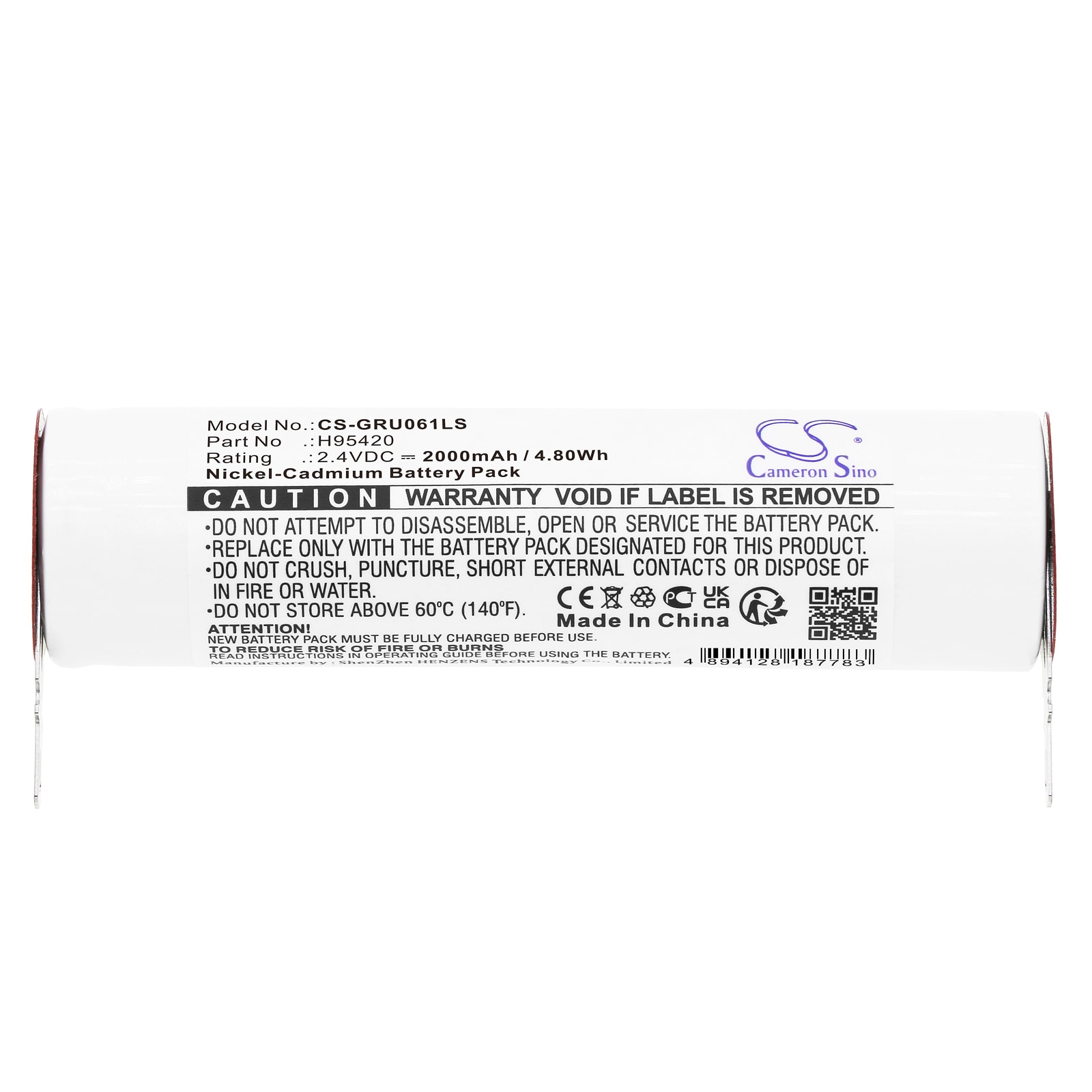 Batteri til nødlys for Legrand 061892, 2KRMT 23/43, 160SCKT2AX